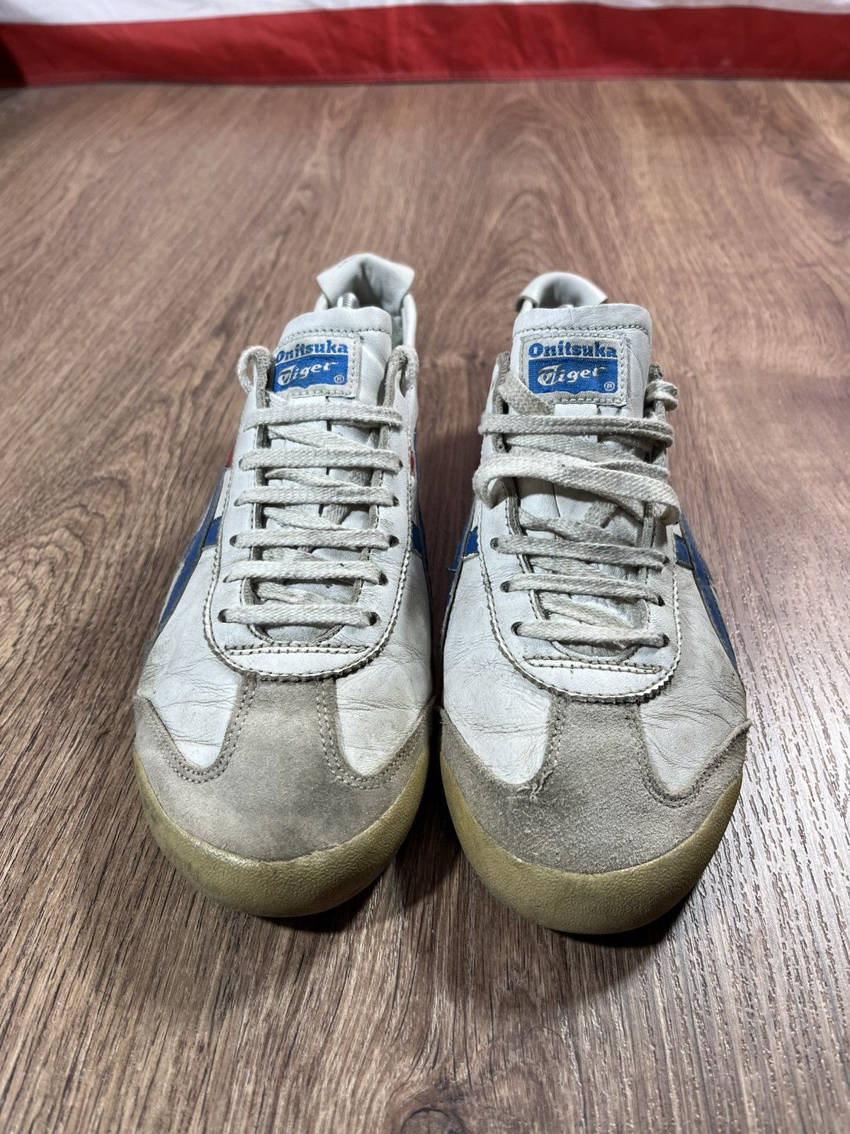 Asics Asics Onitsuka Tiger🐯 Distressed Vintage Sneakers Size US 10 / EU 43 - 3 Thumbnail