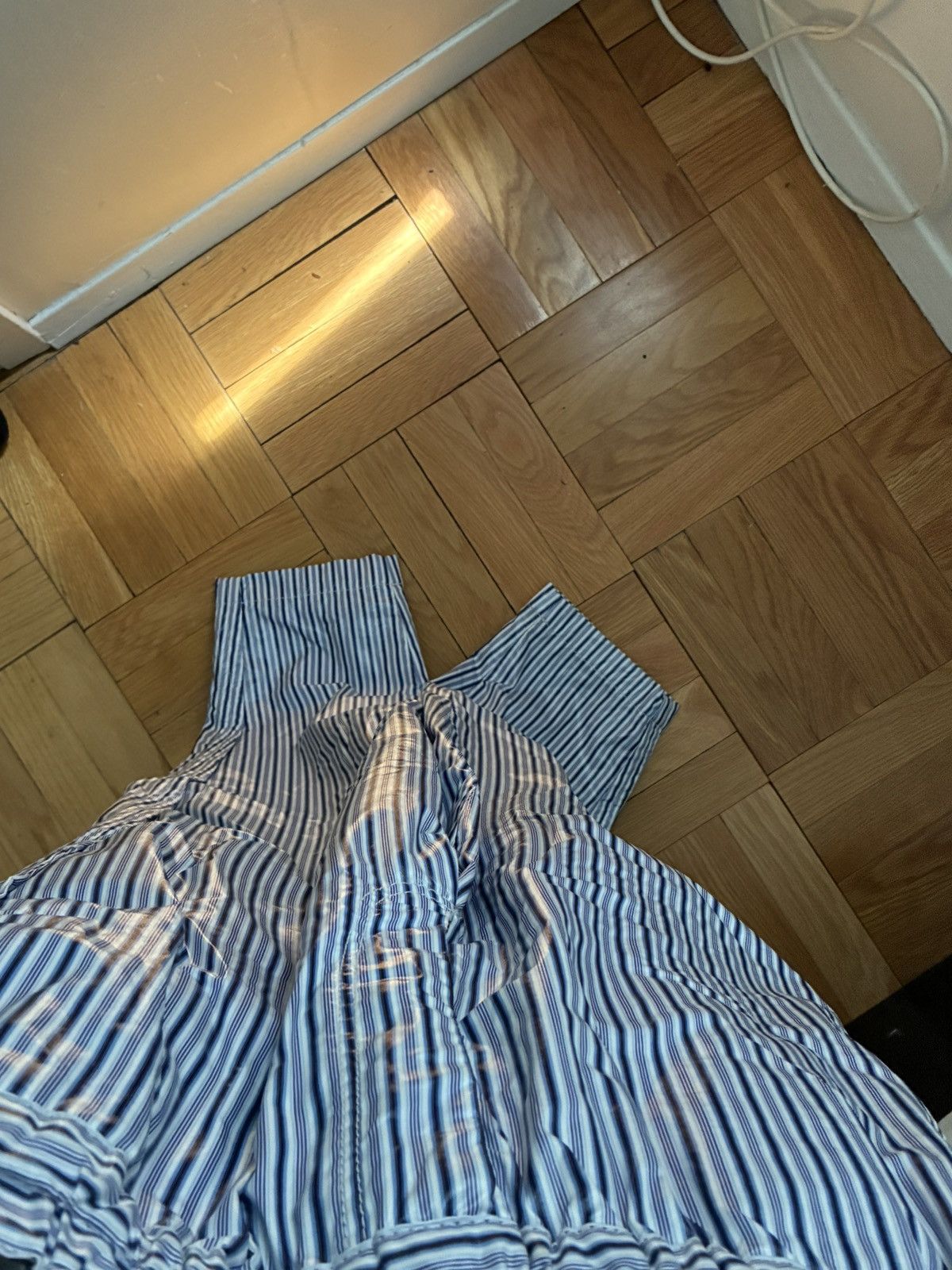 Comme des Garcons (Need gone) Cdg S.A.S Resin coated pants in blue Size US 30 / EU 46 - 8 Thumbnail