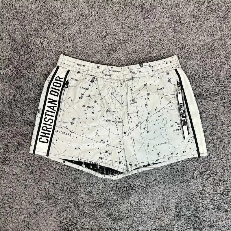 Dior Dior White Cotton Women's Shorts with Stars . Size 23" - 1 Thumbnail