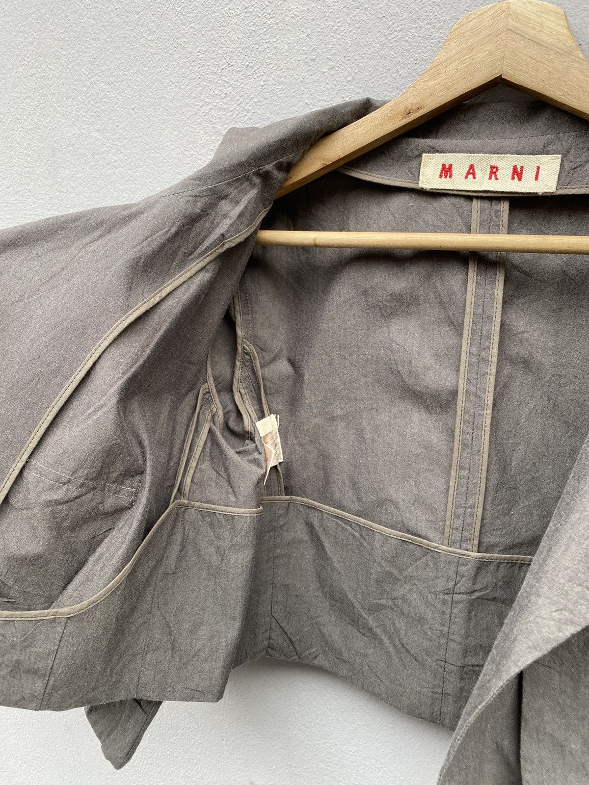 Marni 💥Archived💥 MARNI 3D Pockets Cropped Jacket Size XS / US 0-2 / IT 36-38 - 10 Thumbnail