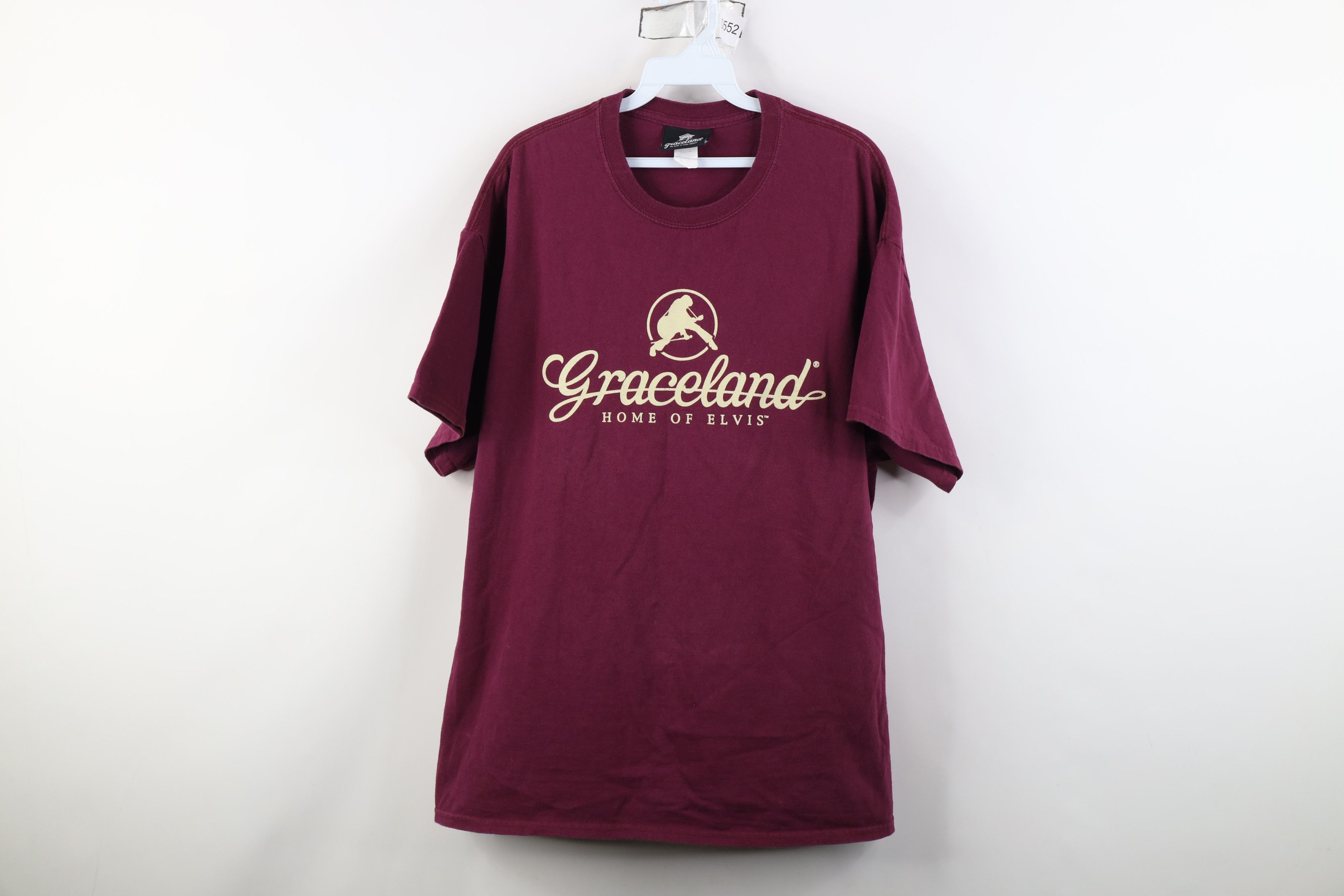 Vintage Vintage Y2K Graceland Elvis Presley Short Sleeve T-Shirt Size US XL / EU 56 / 4 - 1 Thumbnail