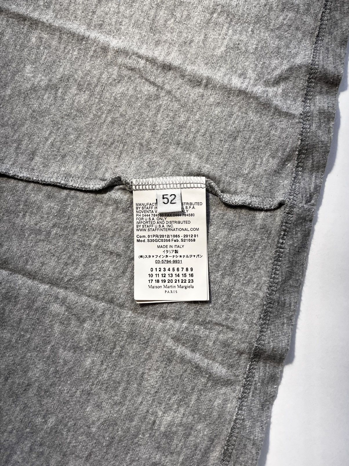 Maison Margiela Maison Martin Margiela 2012 Pocket Tee Size US L / EU 52-54 / 3 - 8 Thumbnail