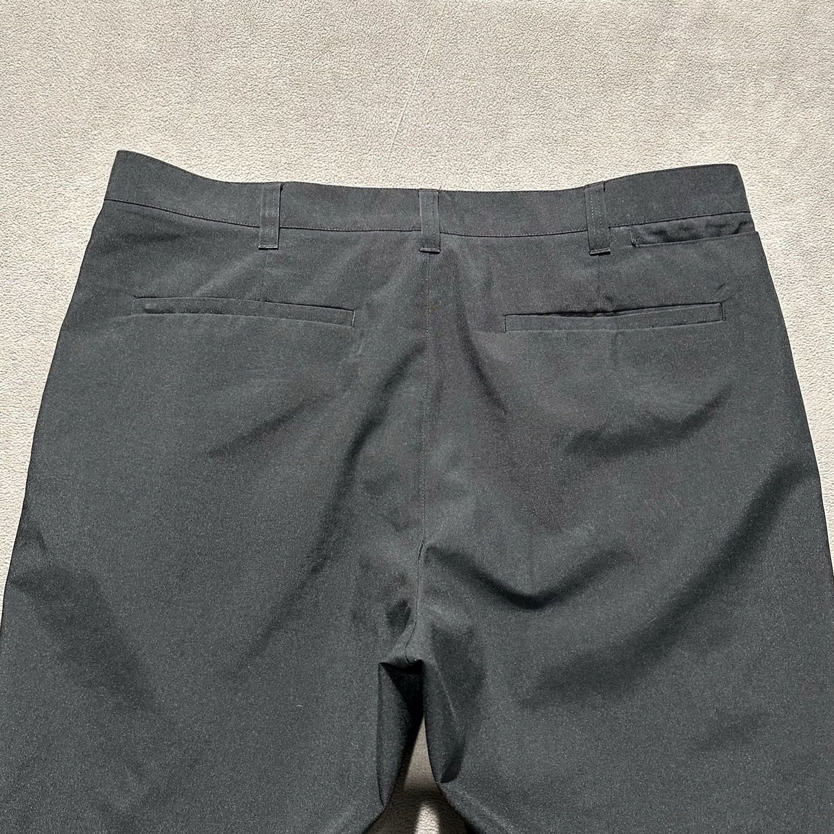 Vintage Bluffworks Pants Mens 38x30 Black Chino Regular Fit Professional Dress Workwear Travel Size US 38 / EU 54 - 4 Thumbnail