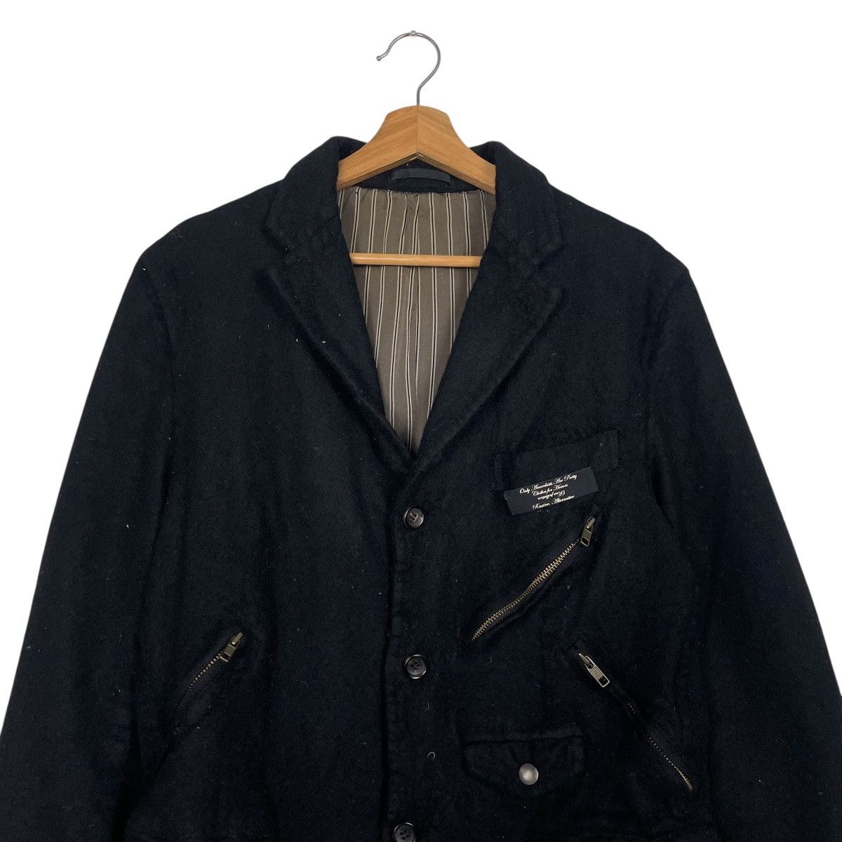 Comme des Garcons Comme Des Garcons Homme AD2005 Wool Multipocket Jacket Size US M / EU 48-50 / 2 - 2 Thumbnail
