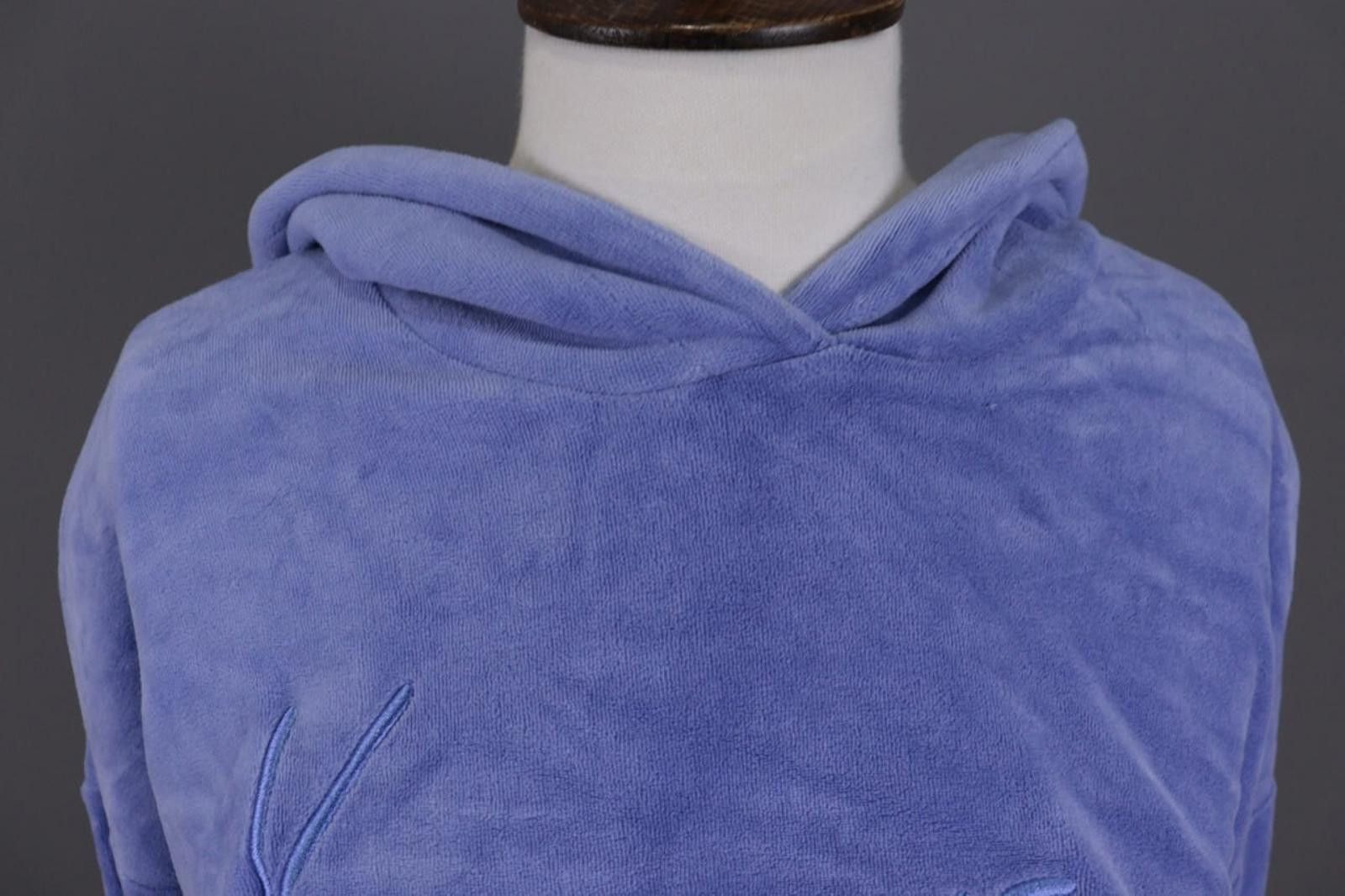 Karl Kani Karl Kani Blue Big Logo Hooded Cropped Sweater Size M/L Size M / US 6-8 / IT 42-44 - 4 Thumbnail