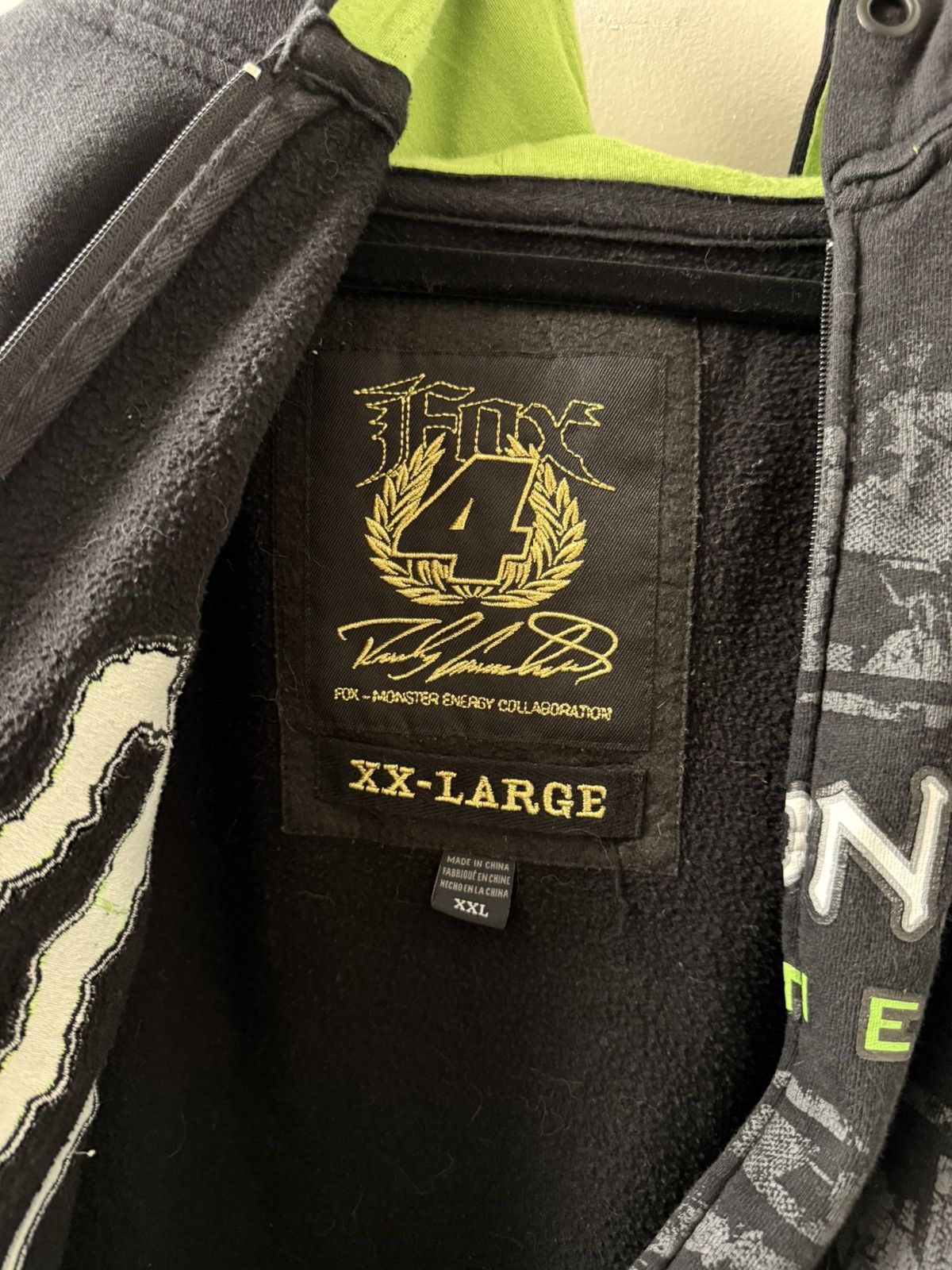 Fox Racing Fox Monster Energy collab Zip up Jacket Size US XXL / EU 58 / 5 - 2 Thumbnail