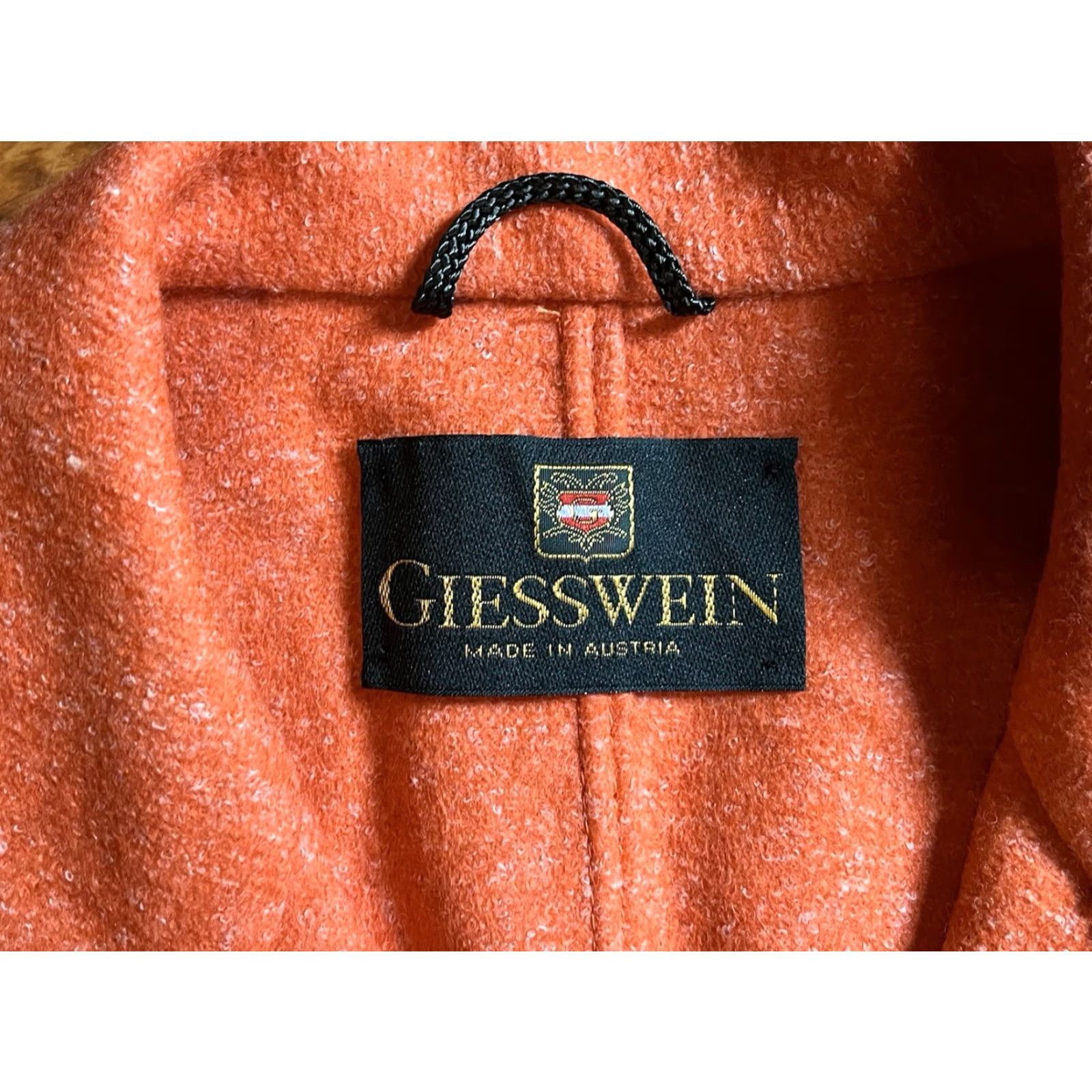 Vintage VINTAGE Giesswein Austria Jacket Women’s 8 Orange Wool Linen Blend Size M / US 6-8 / IT 42-44 - 4 Thumbnail