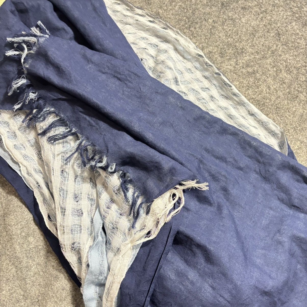 Yohji Yamamoto YOHJIYAMAMOTO+NOIR scarf layered Muffler Size ONE SIZE - 5 Thumbnail