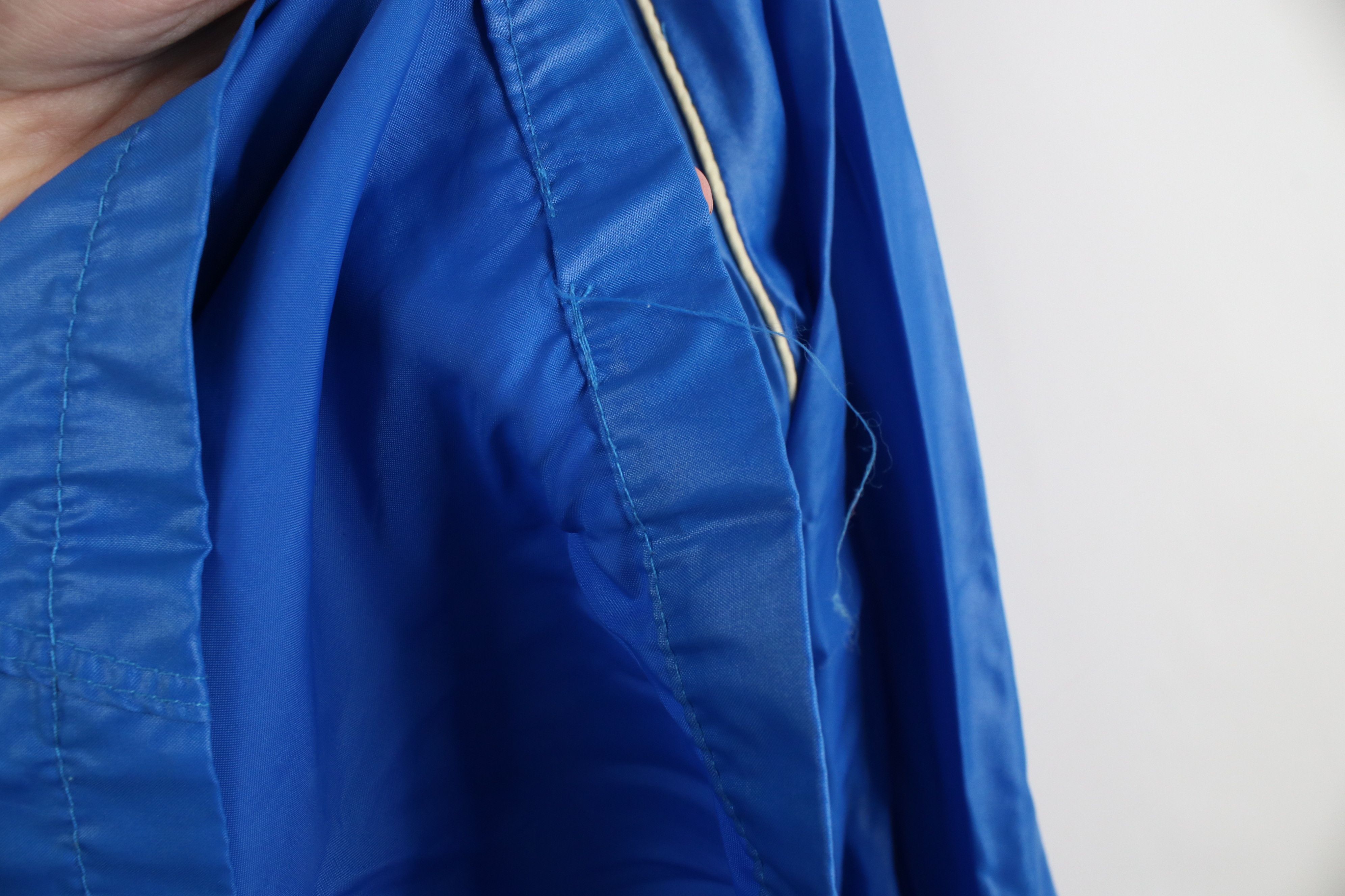 Vintage Vintage 70s 80s Streetwear Mills Packable Anorak Jacket Blue Size US M / EU 48-50 / 2 - 9 Thumbnail