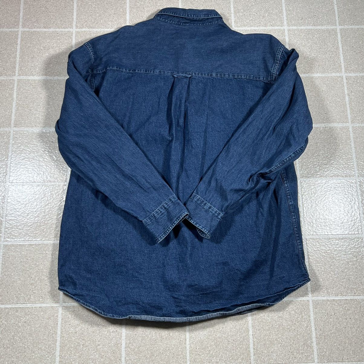 Chaps Ralph Lauren × Vintage Chaps Ralph Lauren Denim Long Sleeve Button Front Shirt Size US XL / EU 56 / 4 - 2 Thumbnail