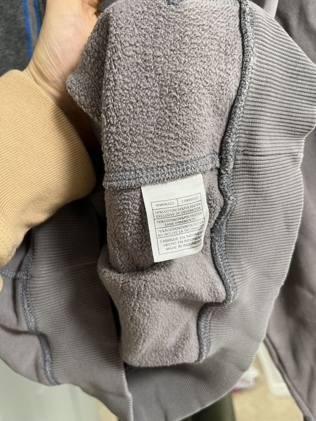 Nike Grey and blue Nike Spellout y2k hoodie vintage l size Size US L / EU 52-54 / 3 - 4 Thumbnail