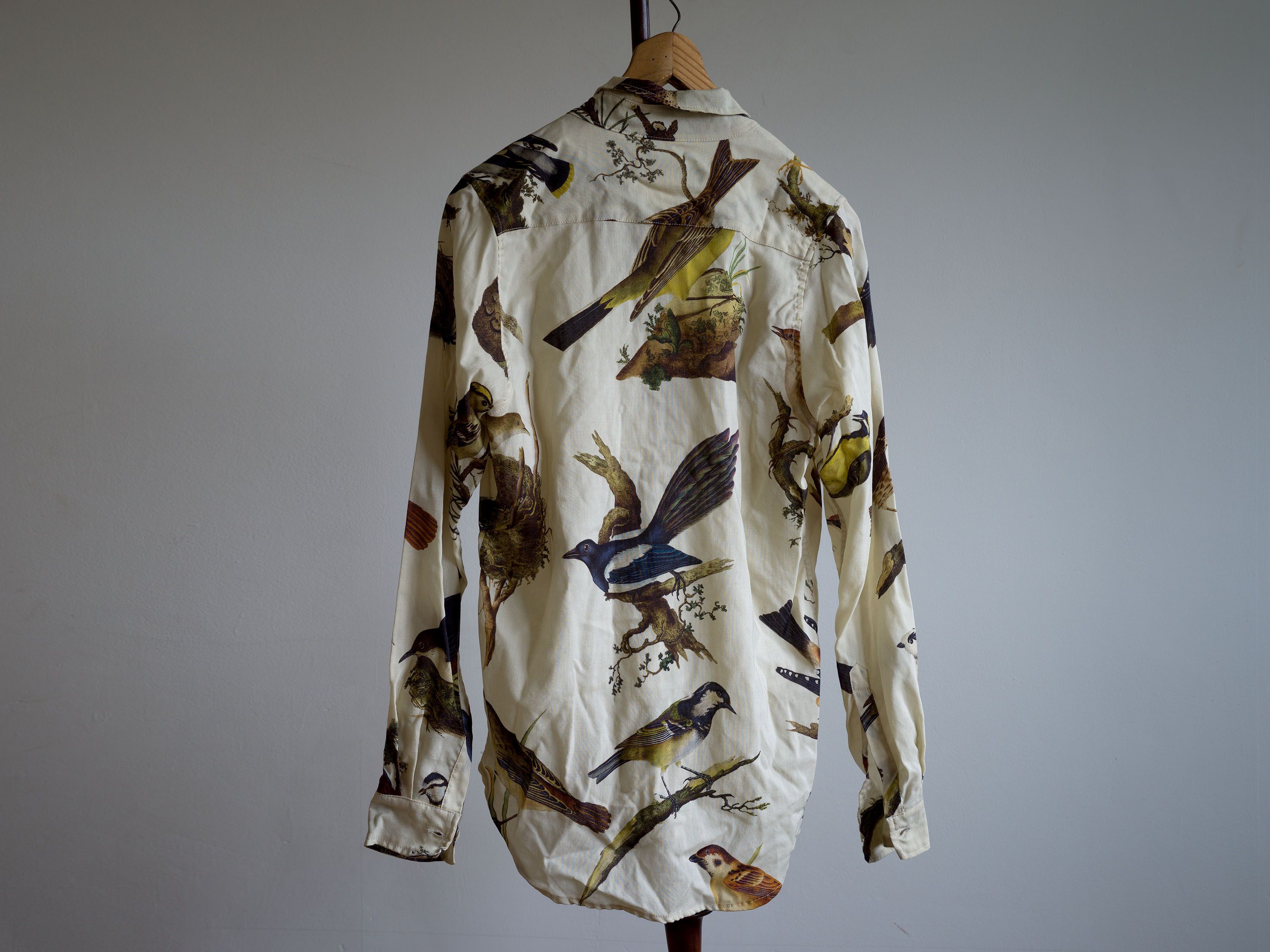 Paul Harnden Shoemakers AW2021 MEN'S SHIRT WOOL BIRDS PRINT Size US L / EU 52-54 / 3 - 10 Thumbnail