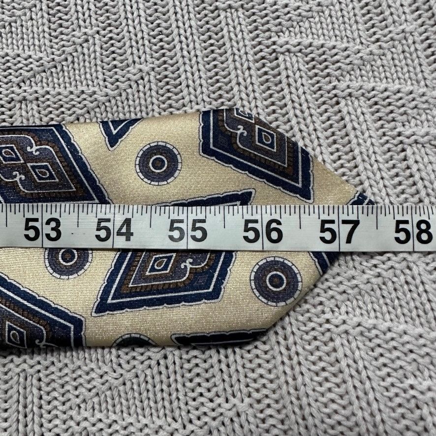 Vintage Vintage American Edition cream paisley mens tie Size ONE SIZE - 4 Thumbnail