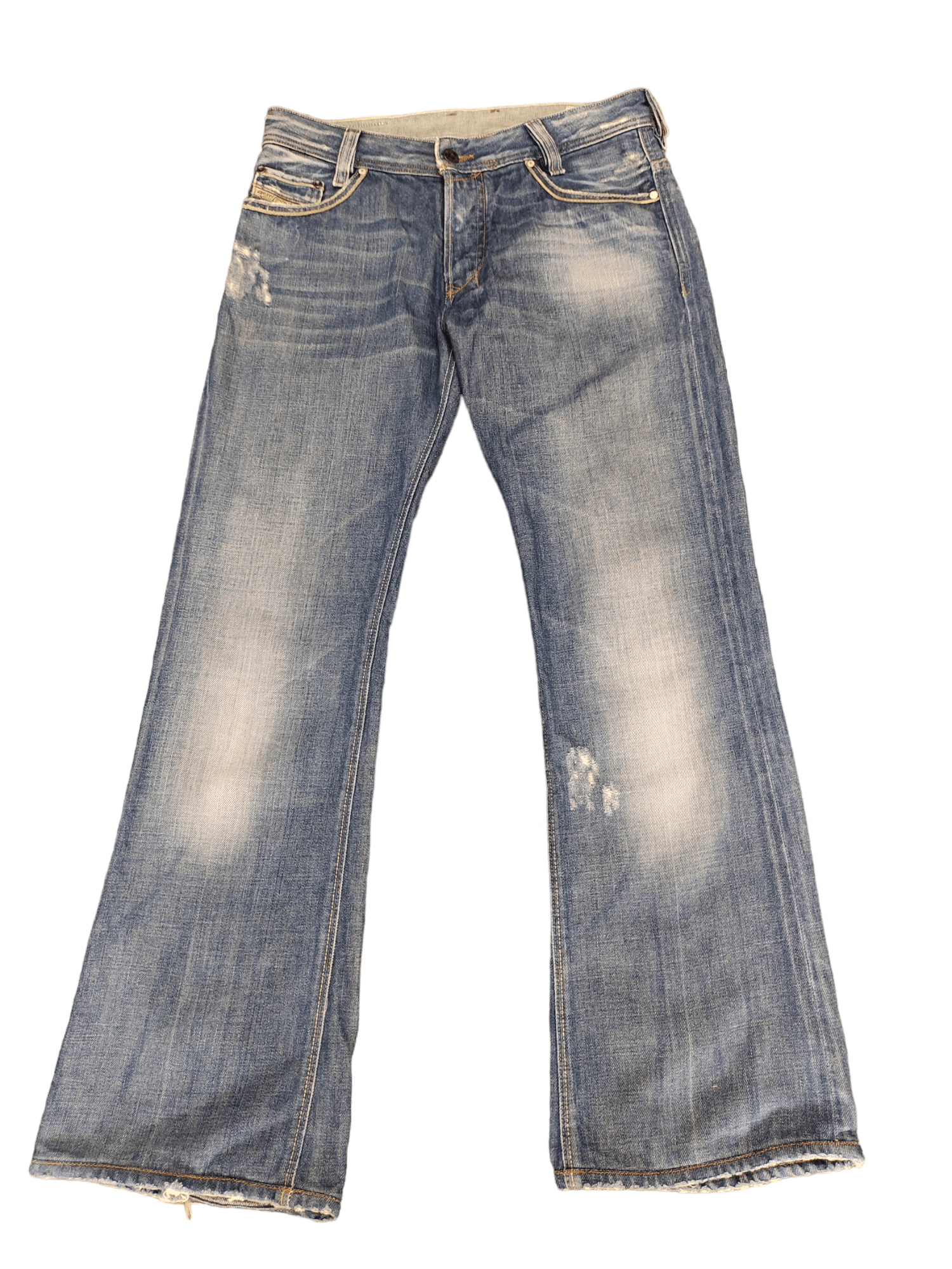 Diesel Flare Jeans Diesel Koffha Denim Jean Boot Cut Y2k Streetwear Size US 29 - 2 Thumbnail