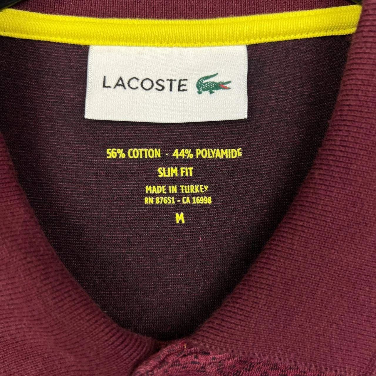 Lacoste Lacoste Polo Shirt Men Red Slim Fit Short Sleeve Collared M Size US M / EU 48-50 / 2 - 4 Thumbnail