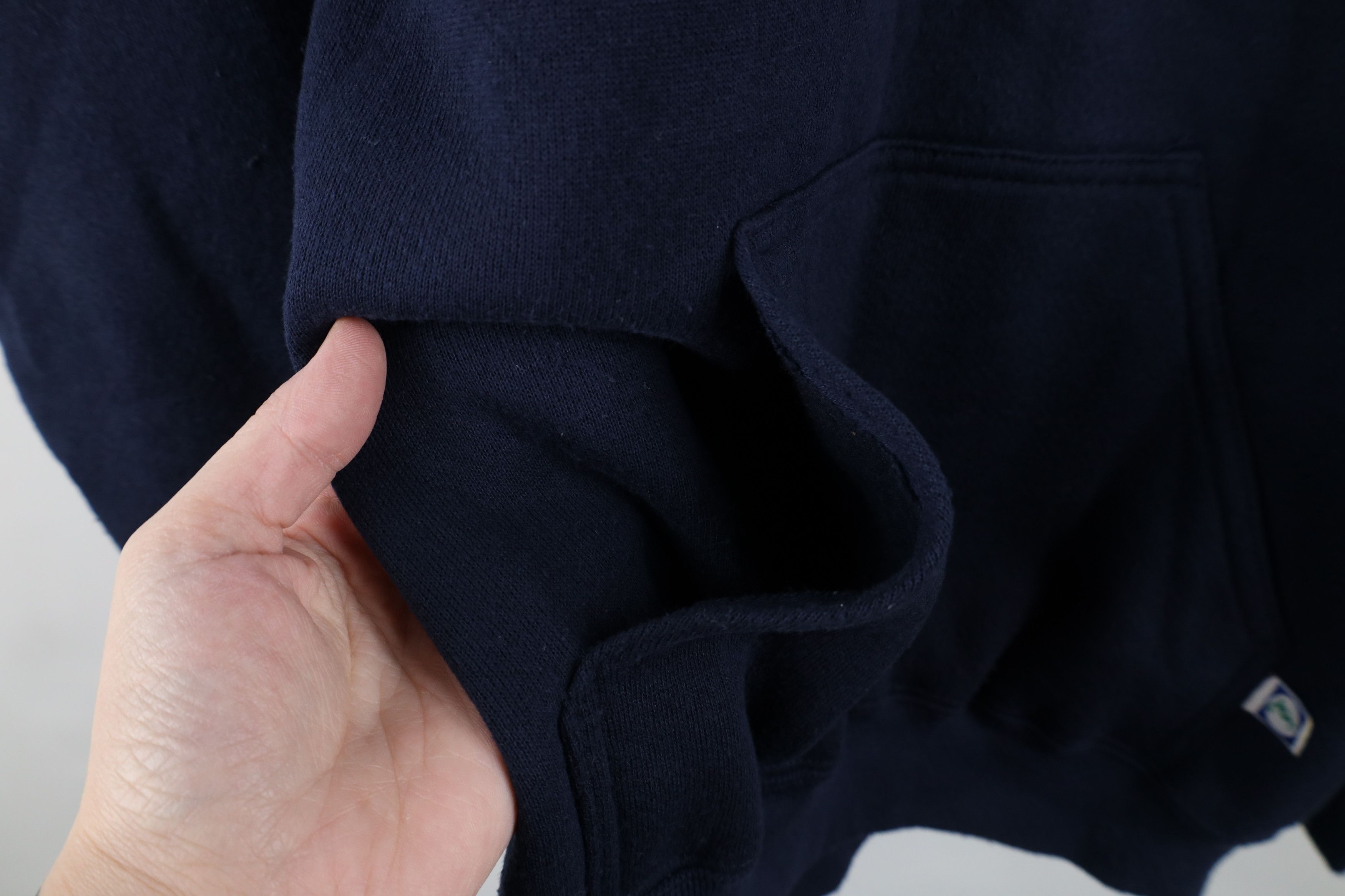Vintage Vintage 90s Roadway Express Hoodie Sweatshirt Navy Blue USA Size US XXL / EU 58 / 5 - 5 Thumbnail
