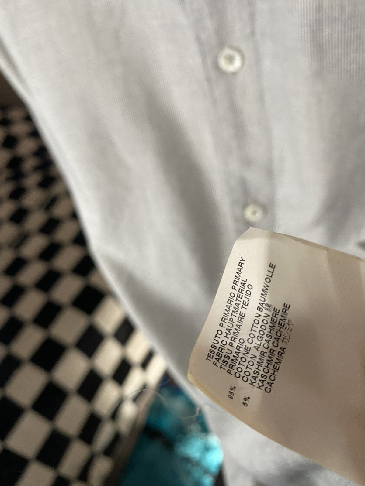 Maison Margiela SS10 $875 CASHMERE BLEND STRIPE GREY DRESS SHIRT BUTTON DOWN Size US M / EU 48-50 / 2 - 5 Thumbnail
