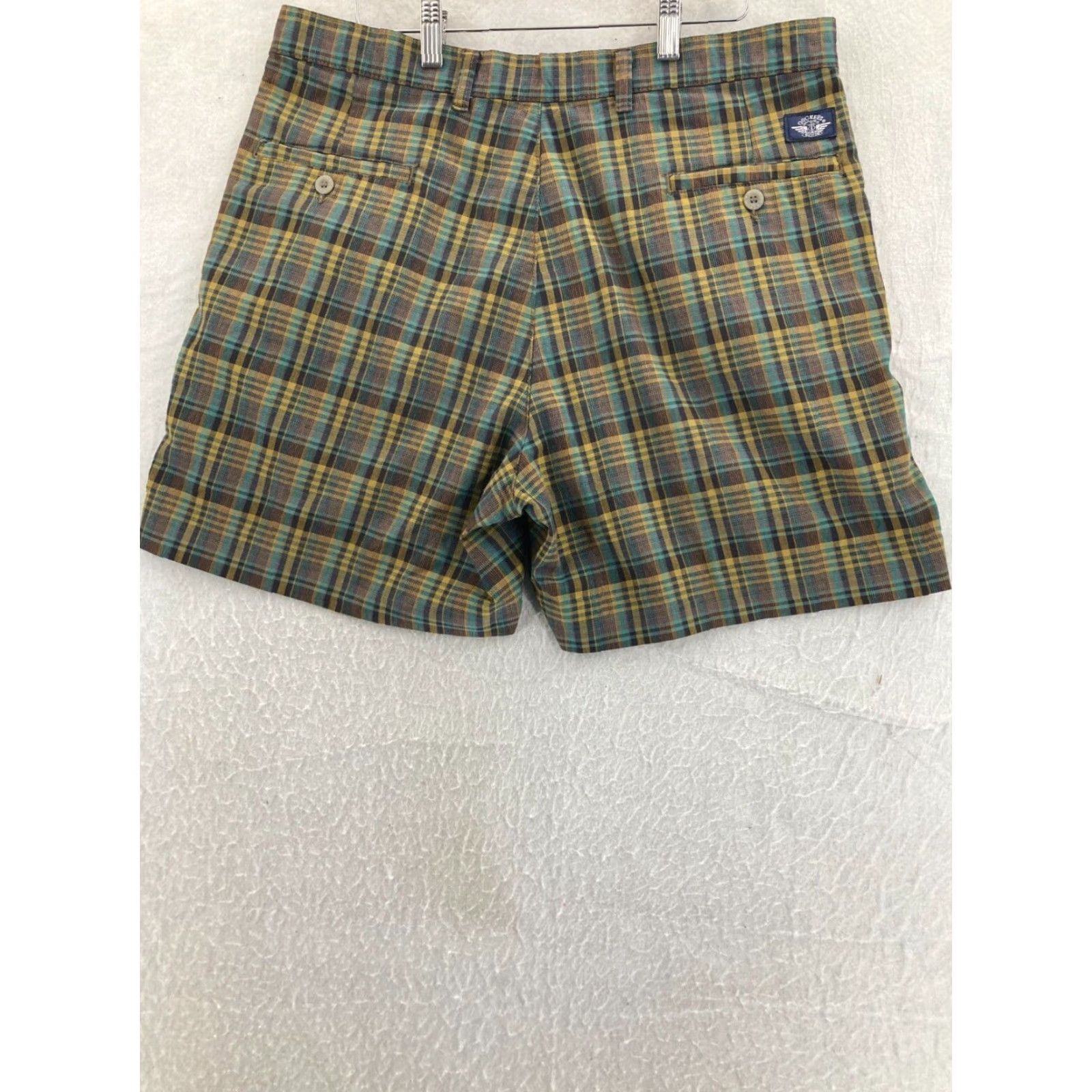 Dockers VINTAGE Dockers Shorts Mens 36 Plaid Bermuda Pockets Casual 90s Size US 36 / EU 52 - 7 Thumbnail
