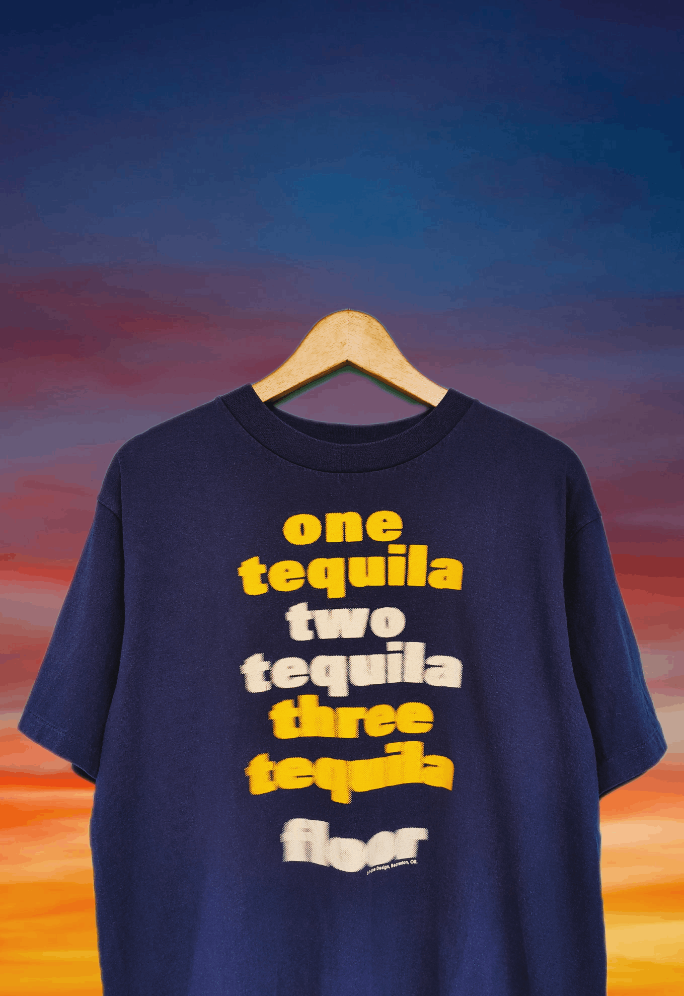 Rap Tees Vintage 90s humor tee tequila blur raptee style t-shirt Size US L / EU 52-54 / 3 - 3 Thumbnail