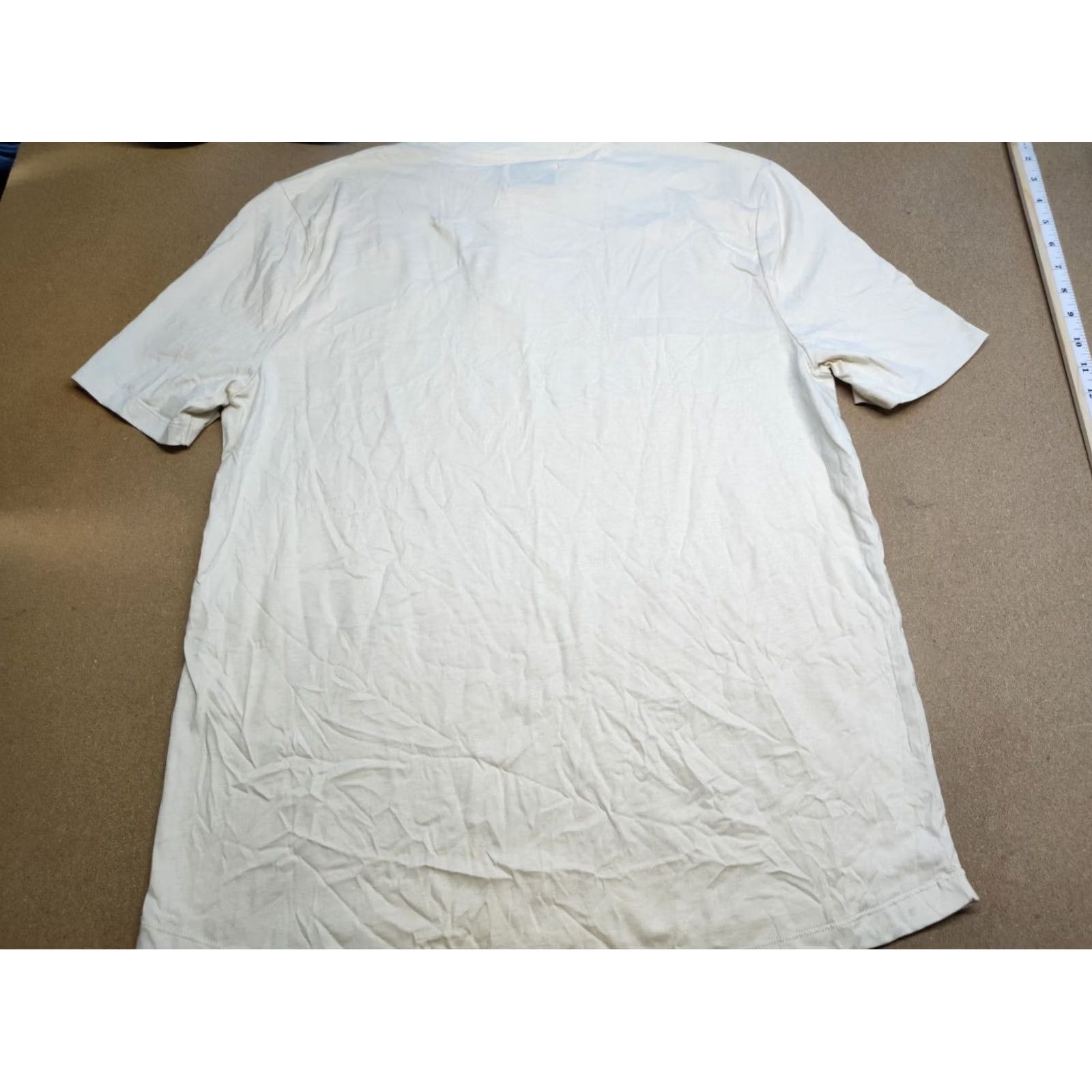 Holzweiler Holzweiler Emilie Nicolas Creamy Beige Womens T-Shirt Size S Short Sleeve Round Neck Casual Basic 100% Cotton Size S / US 4 / IT 40 - 7 Thumbnail