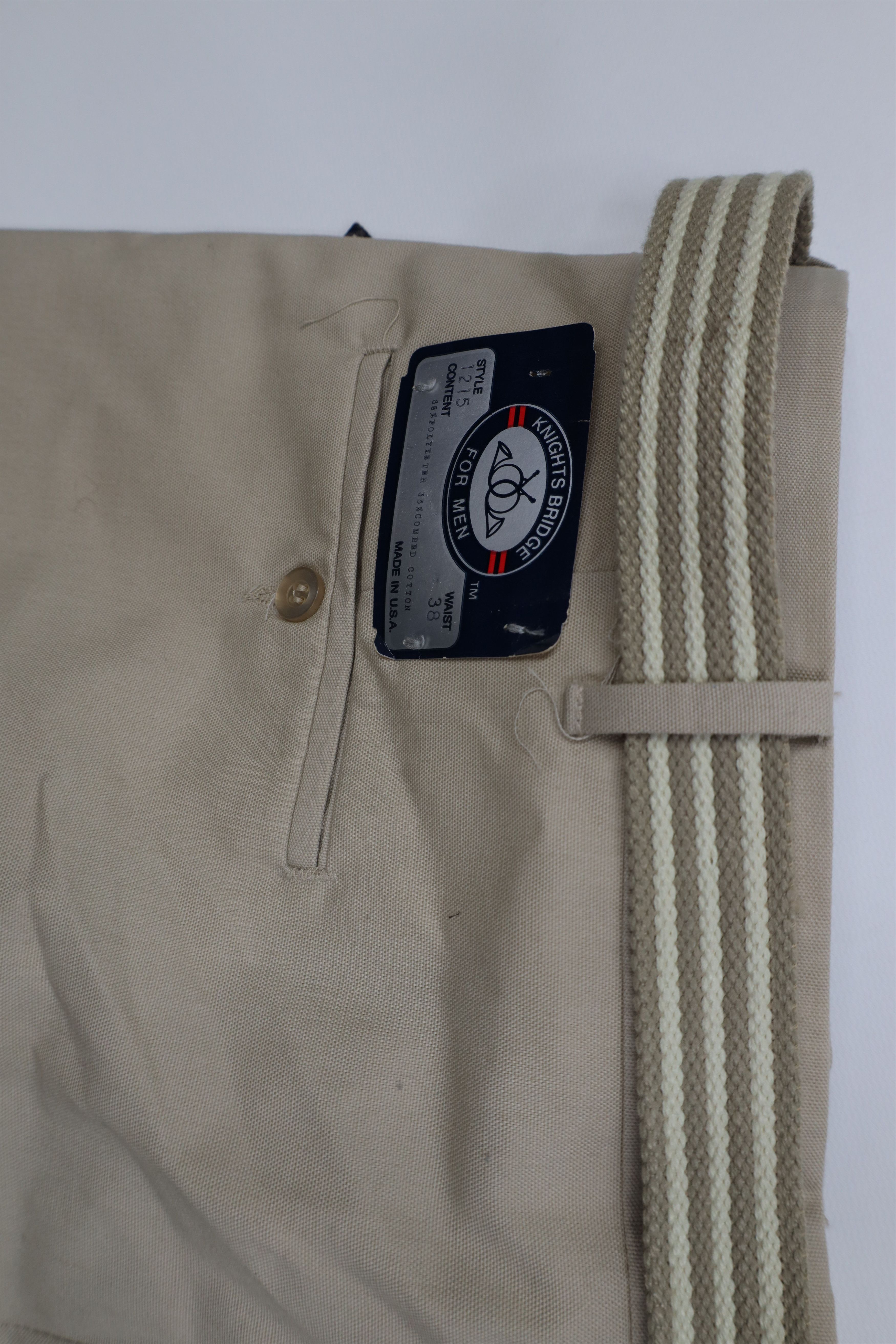 Vintage Deadstock Vintage 70s Streetwear Above Knee Chino Shorts USA Size US 38 / EU 54 - 14 Thumbnail