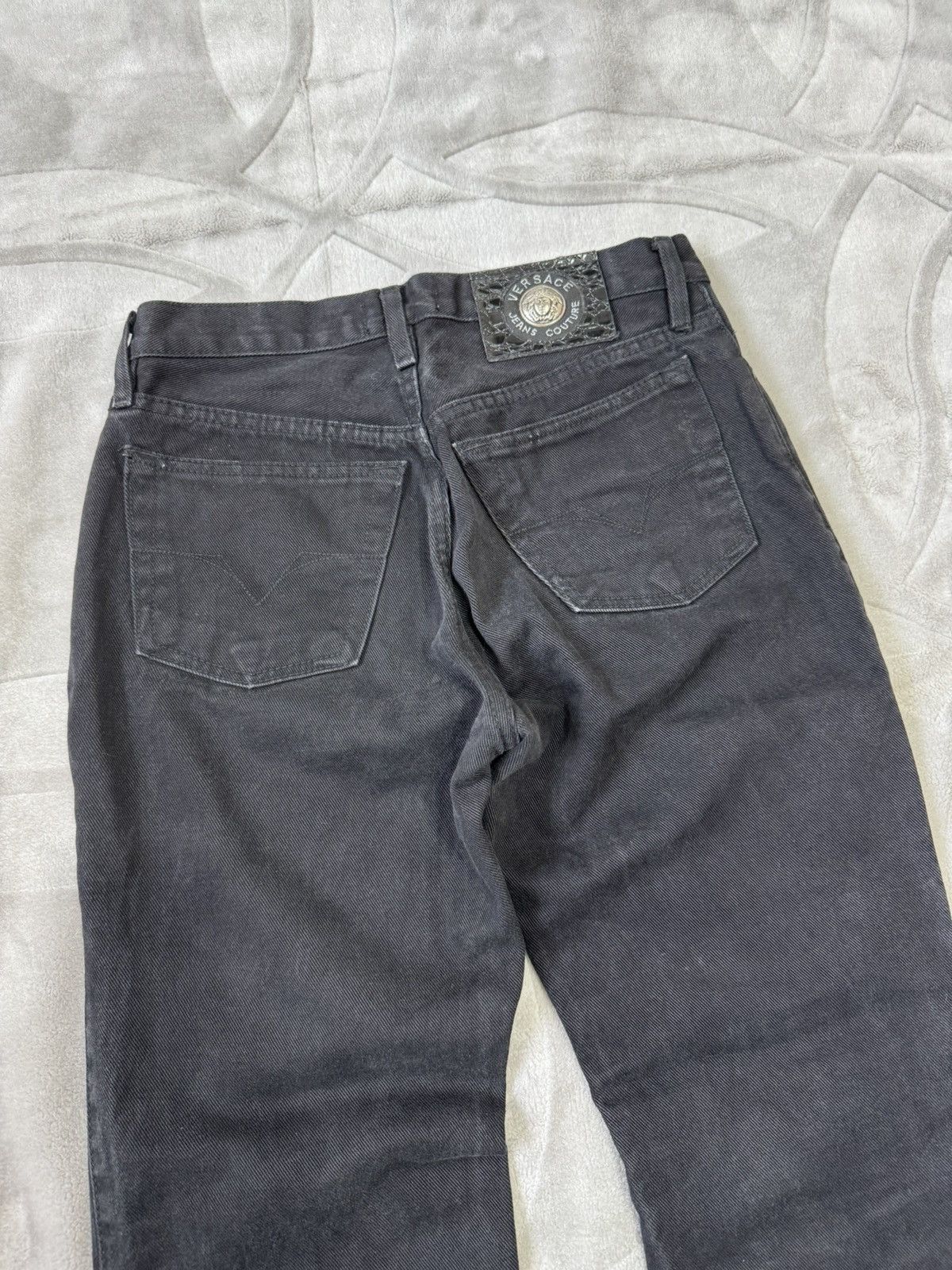 Versace Versace Jeans Couture Vintage 90S Big Logo Cowboy Jeans 30 Size US 30 / EU 46 - 5 Thumbnail