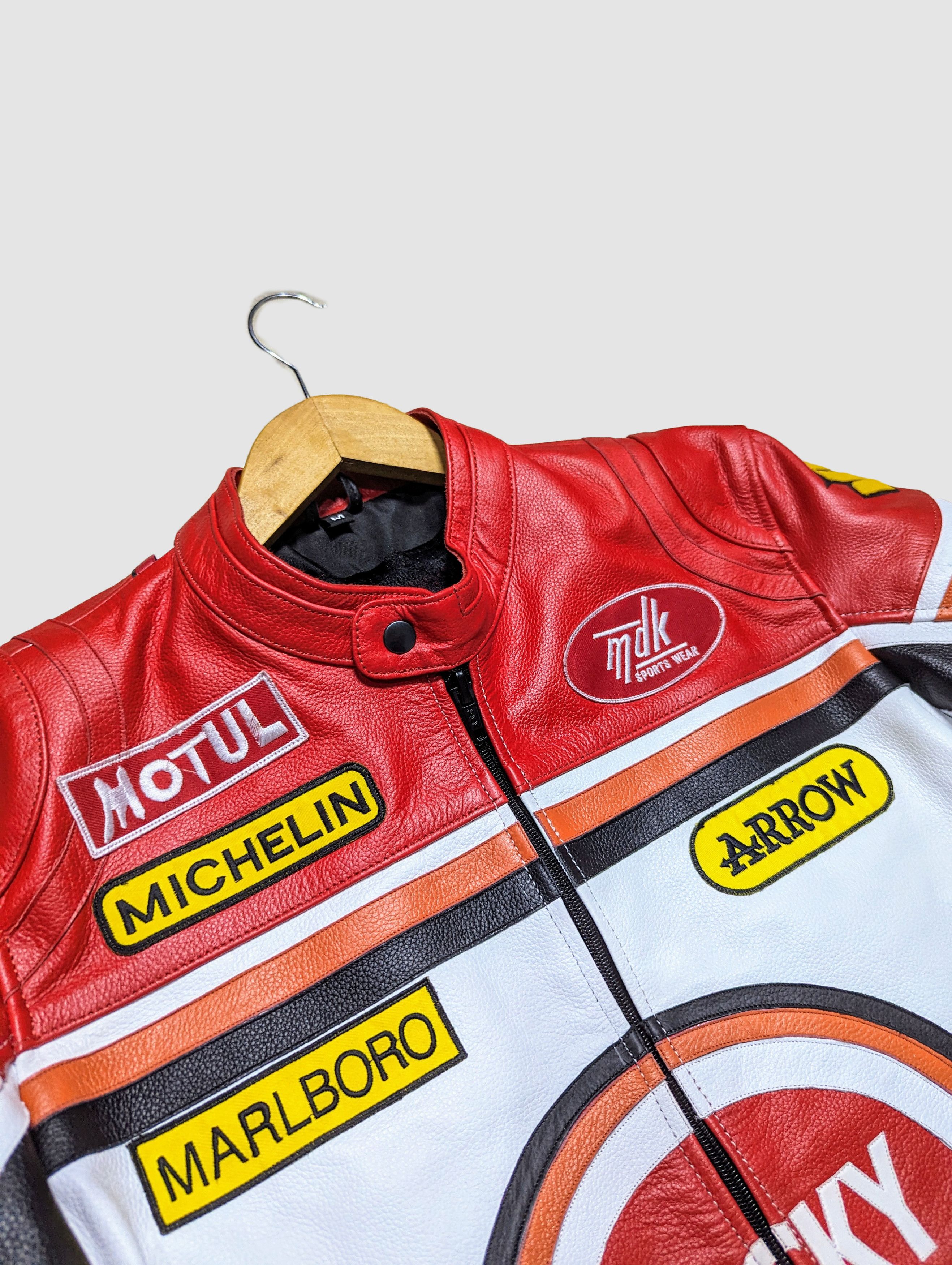 Vintage 🔥 LUCKY STRIKE STREETWEAR LEATHER JACKET Size US S / EU 44-46 / 1 - 5 Thumbnail