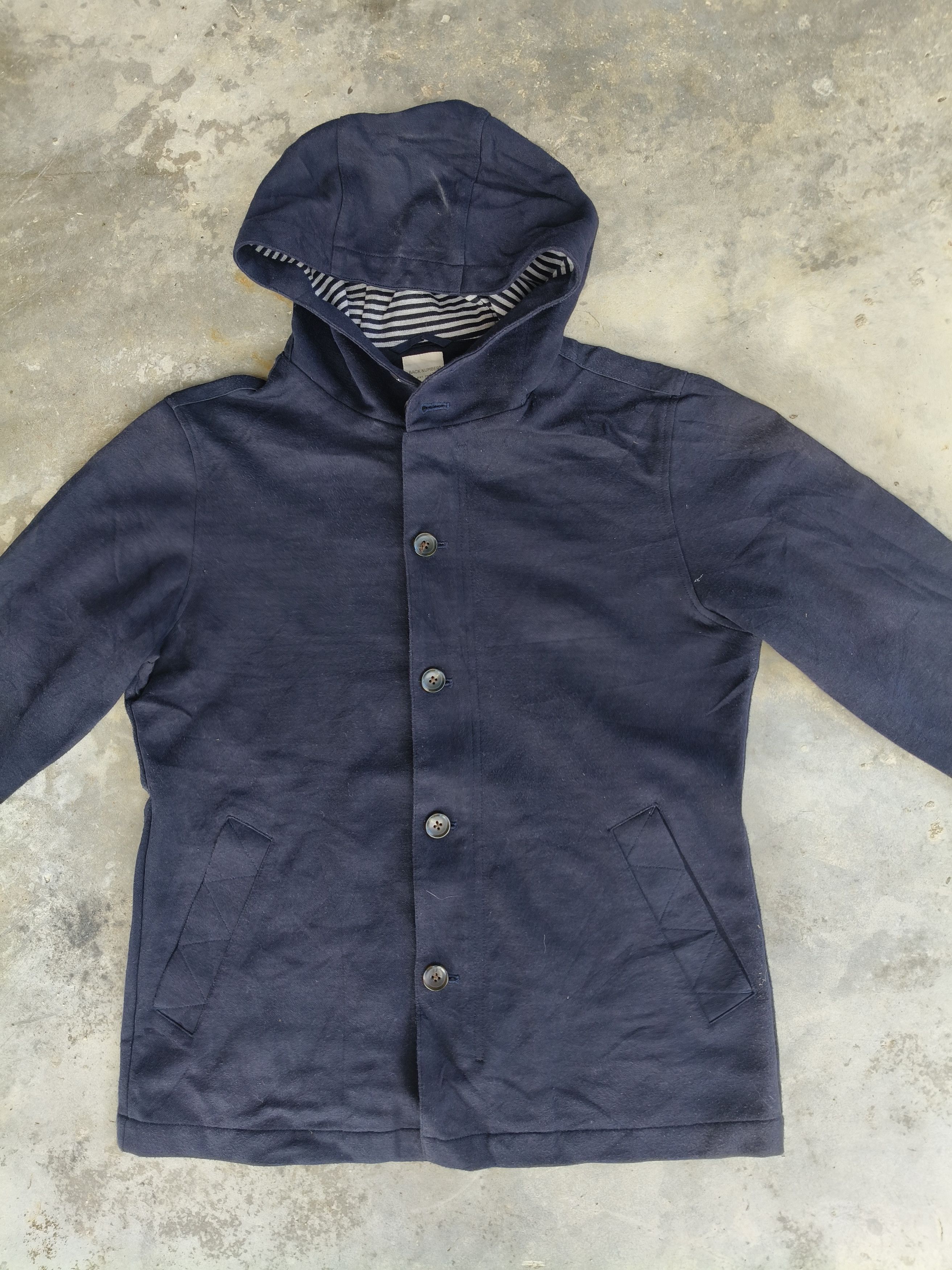 Japanese Brand Back Number Button Hoodie jacket Size L / US 10 / IT 46 - 5 Thumbnail