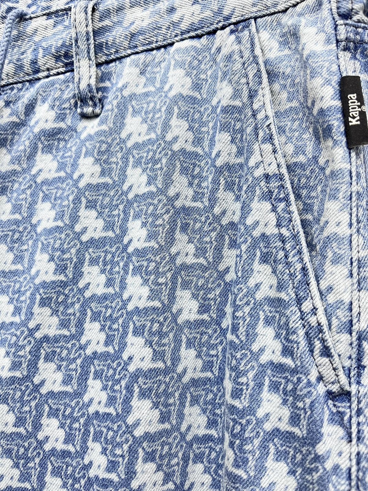 Kappa FYE🔥KAPPA x GU JPN Monogram All Over Print Baggy Hip Hop Size US 34 / EU 50 - 9 Thumbnail