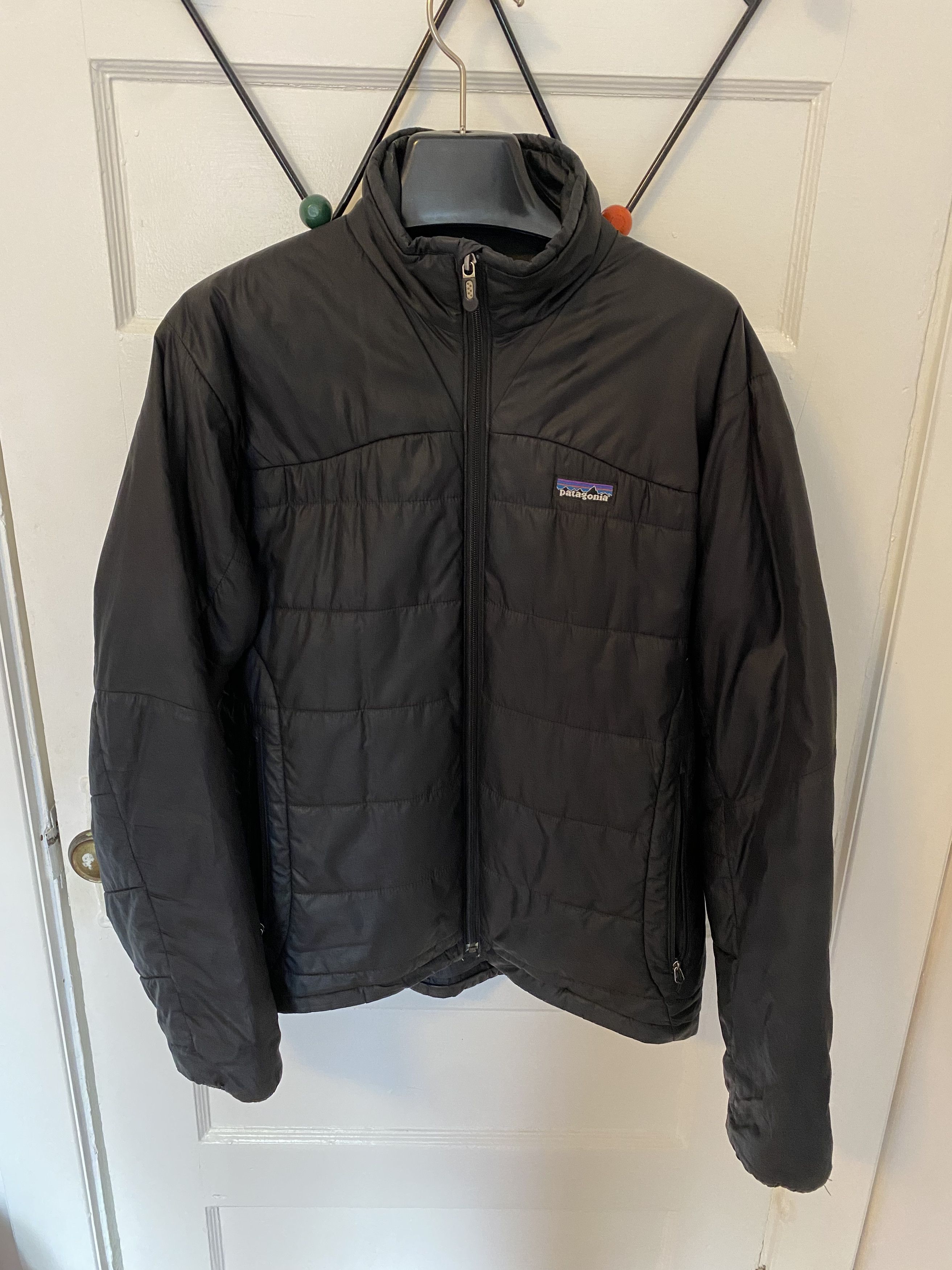 image of Vintage Patagonia Micro Puff Primaloft Jacket - Black, Men's (Size Small)