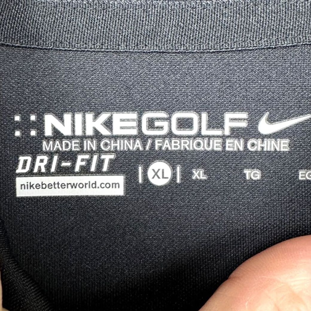 Nike Nike Golf Dri-Fit Polo Shirt Mens XL Black Colorblock Short Sleeve Athletic Rugby Golfing Shirt Size US XL / EU 56 / 4 - 4 Thumbnail