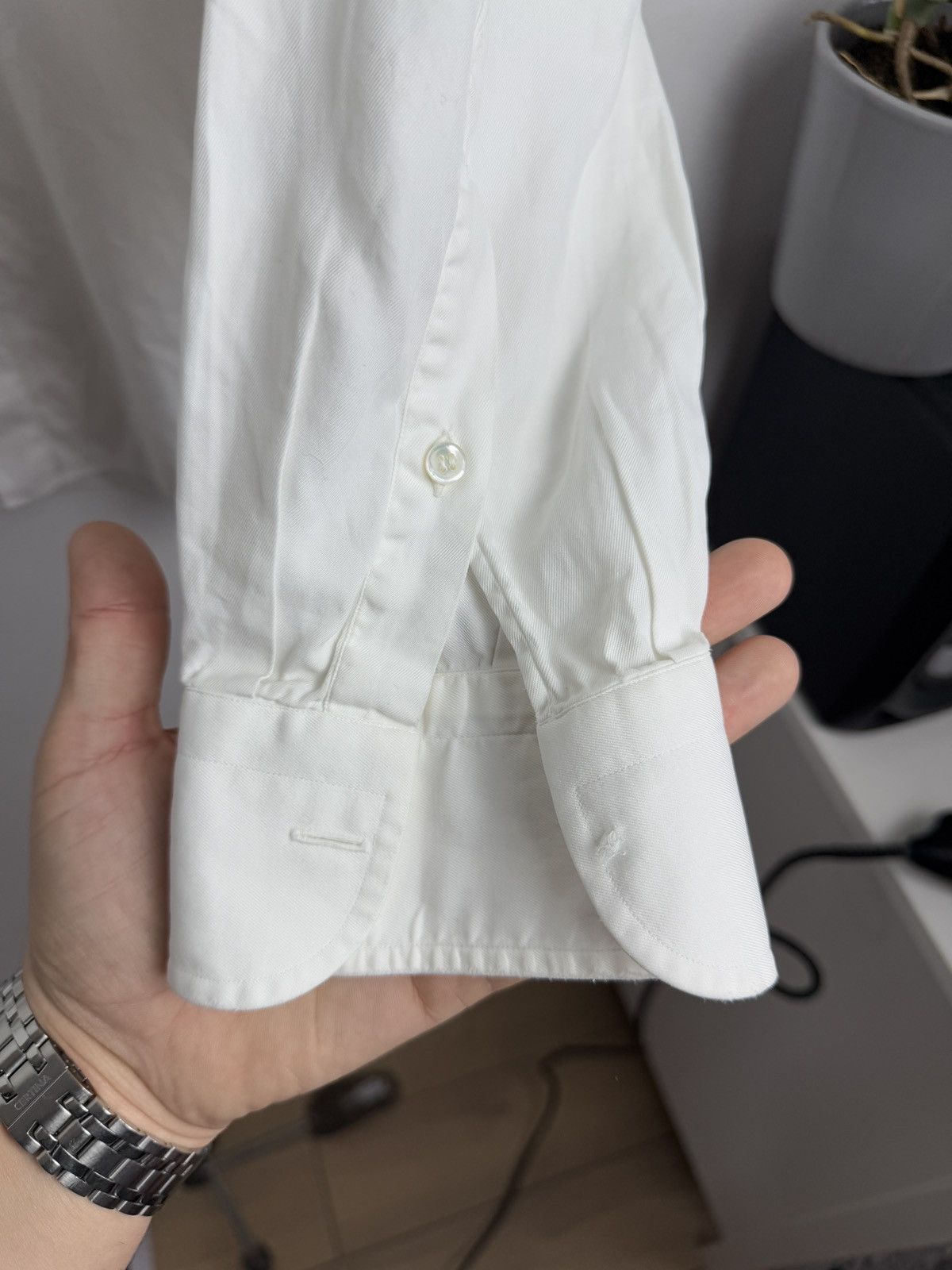 Brioni × Designer Brioni basic white longsleeve shirt XL designer luxury classy Size US L / EU 52-54 / 3 - 5 Thumbnail
