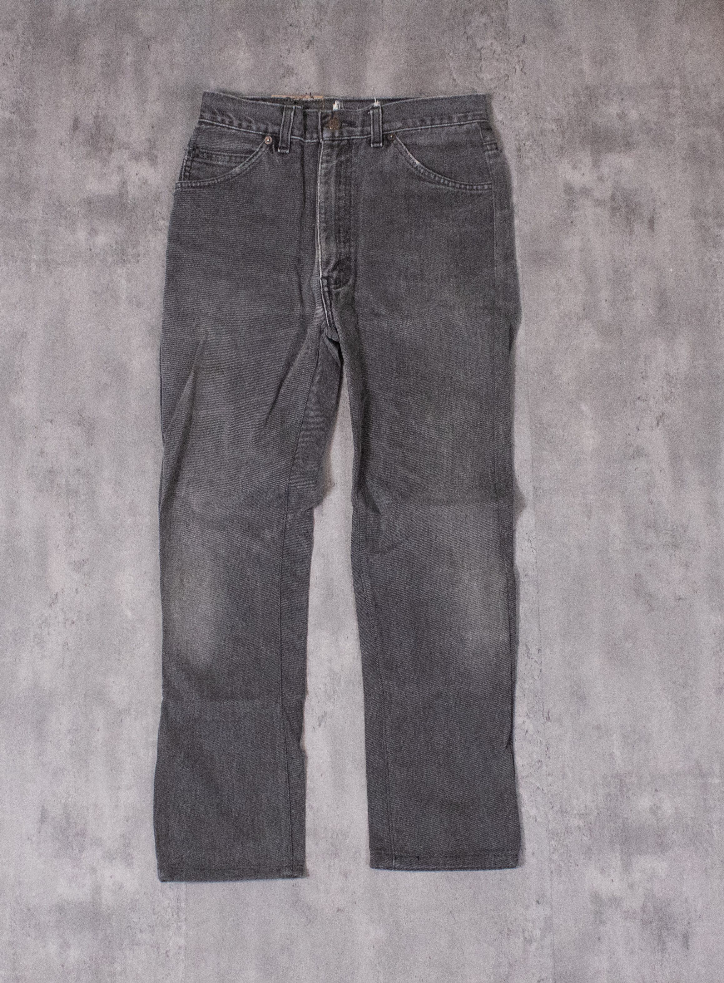 Levi's Vintage Clothing × Vintage Vintage 1990's Levis 619 Orange Tab Skinny Fade Black Pant's Size US 26 / EU 42 - 3 Thumbnail