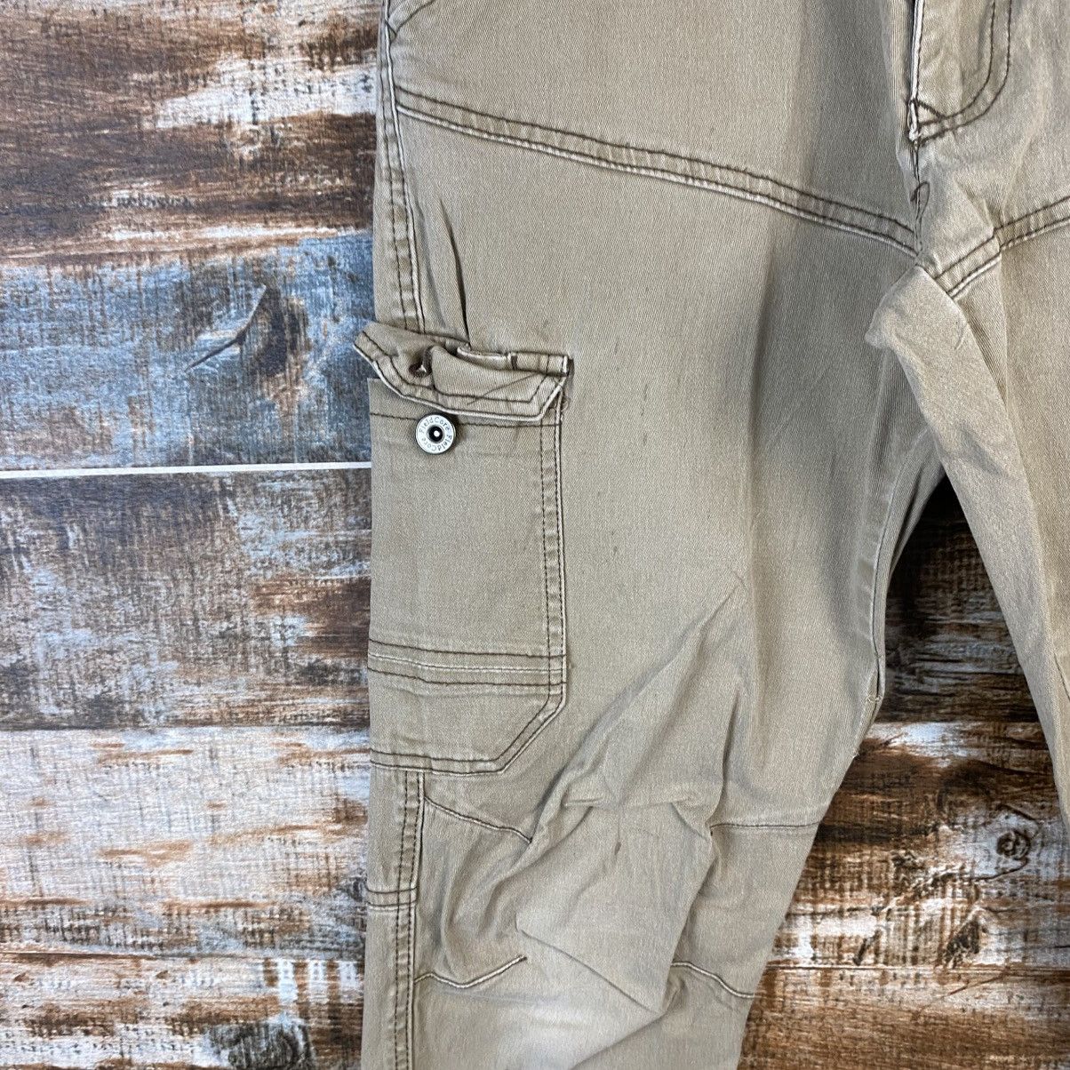 Japanese Brand DL Field Core Beige Joggers cargo Pants #C780 Size US 27 - 9 Thumbnail