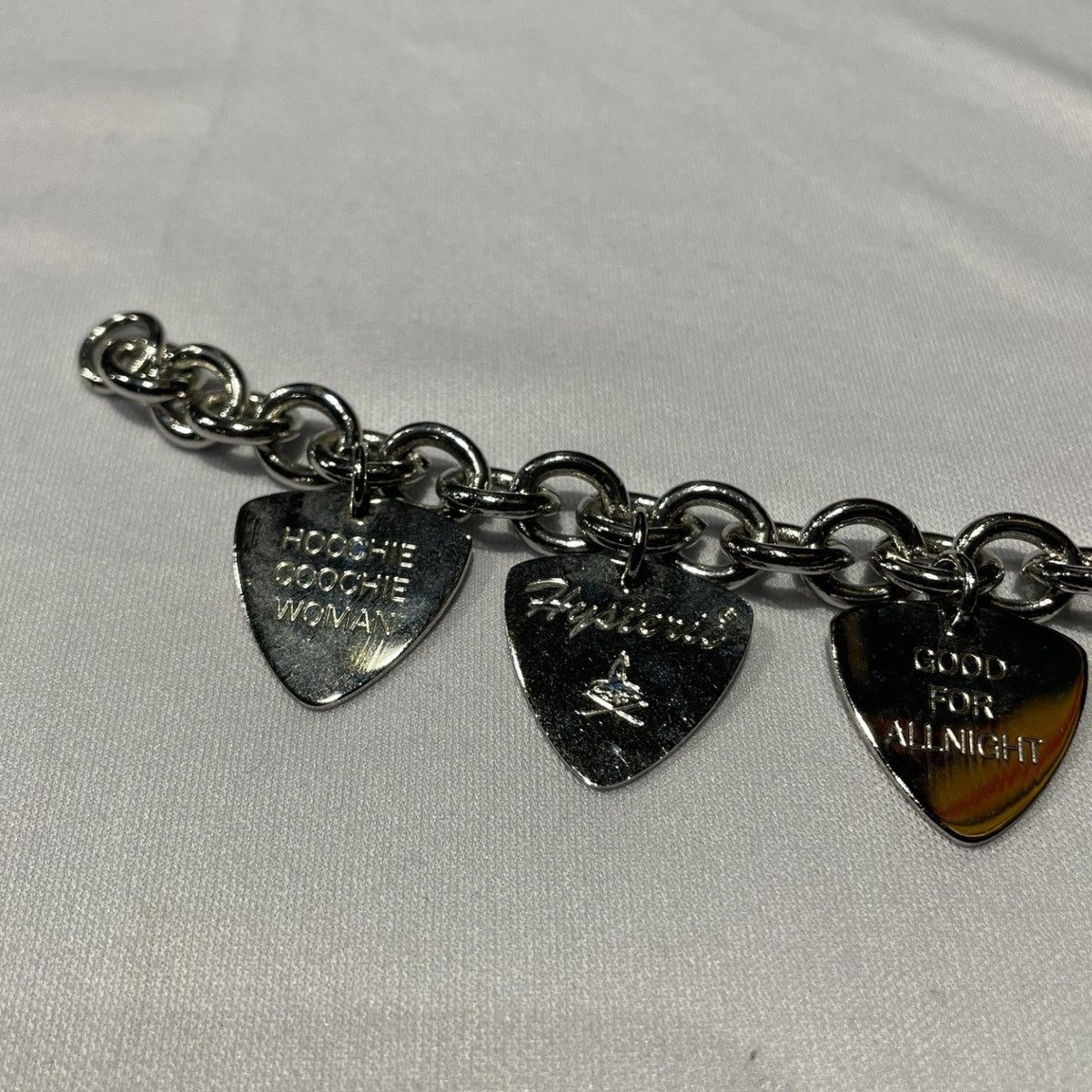 Hysteric Glamour Hysteric Glamour Guitar Pick Charm Bracelet Size ONE SIZE - 2 Thumbnail