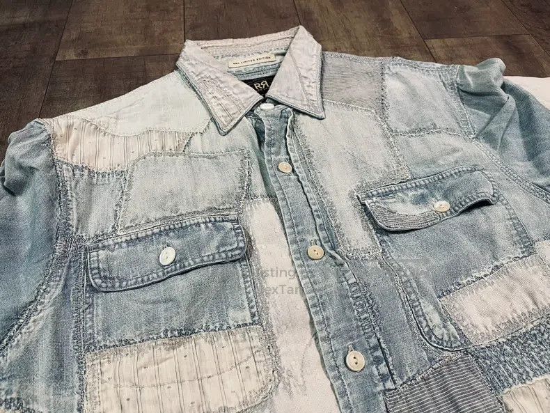 RRL Ralph Lauren RRL Ralph Lauren Exclusive Baijia fabric shirt jacket Size US S / EU 44-46 / 1 - 3 Thumbnail