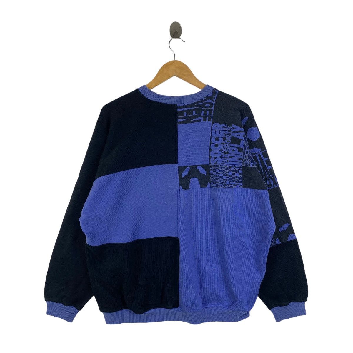 Vintage Vintage PIASPORTS Italian Designer Sweatshirt Pullover Size US XL / EU 56 / 4 - 2 Thumbnail