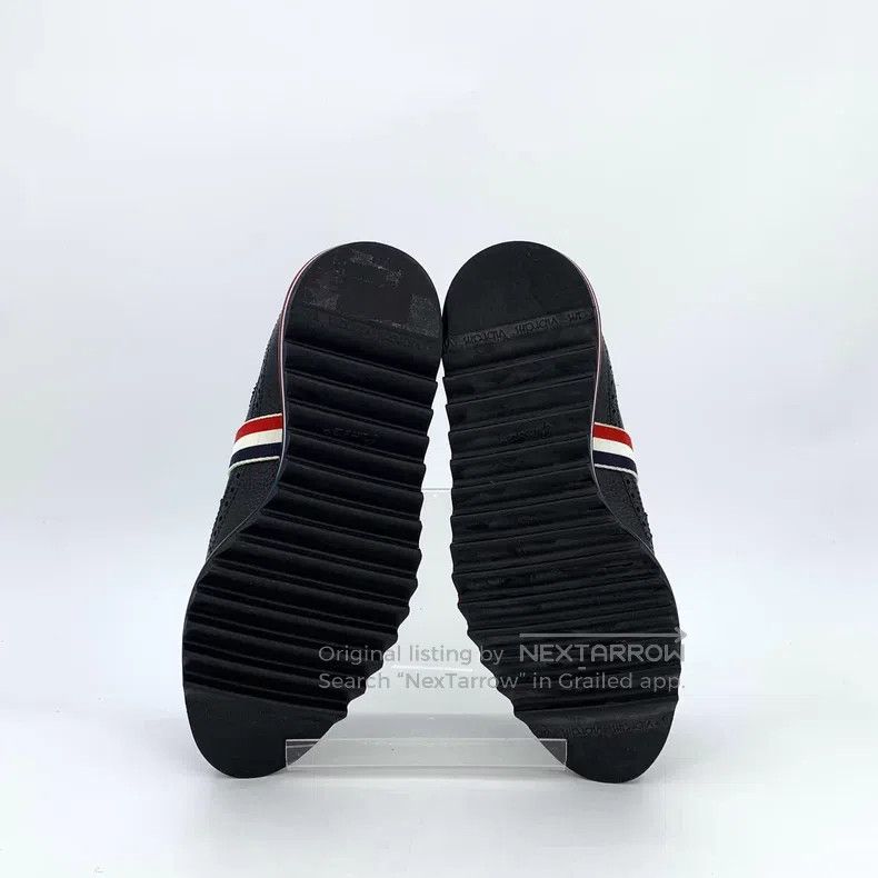 Thom Browne Thom Browne Black block carved striped fabric belt casual Size US 7 / EU 40 - 5 Thumbnail