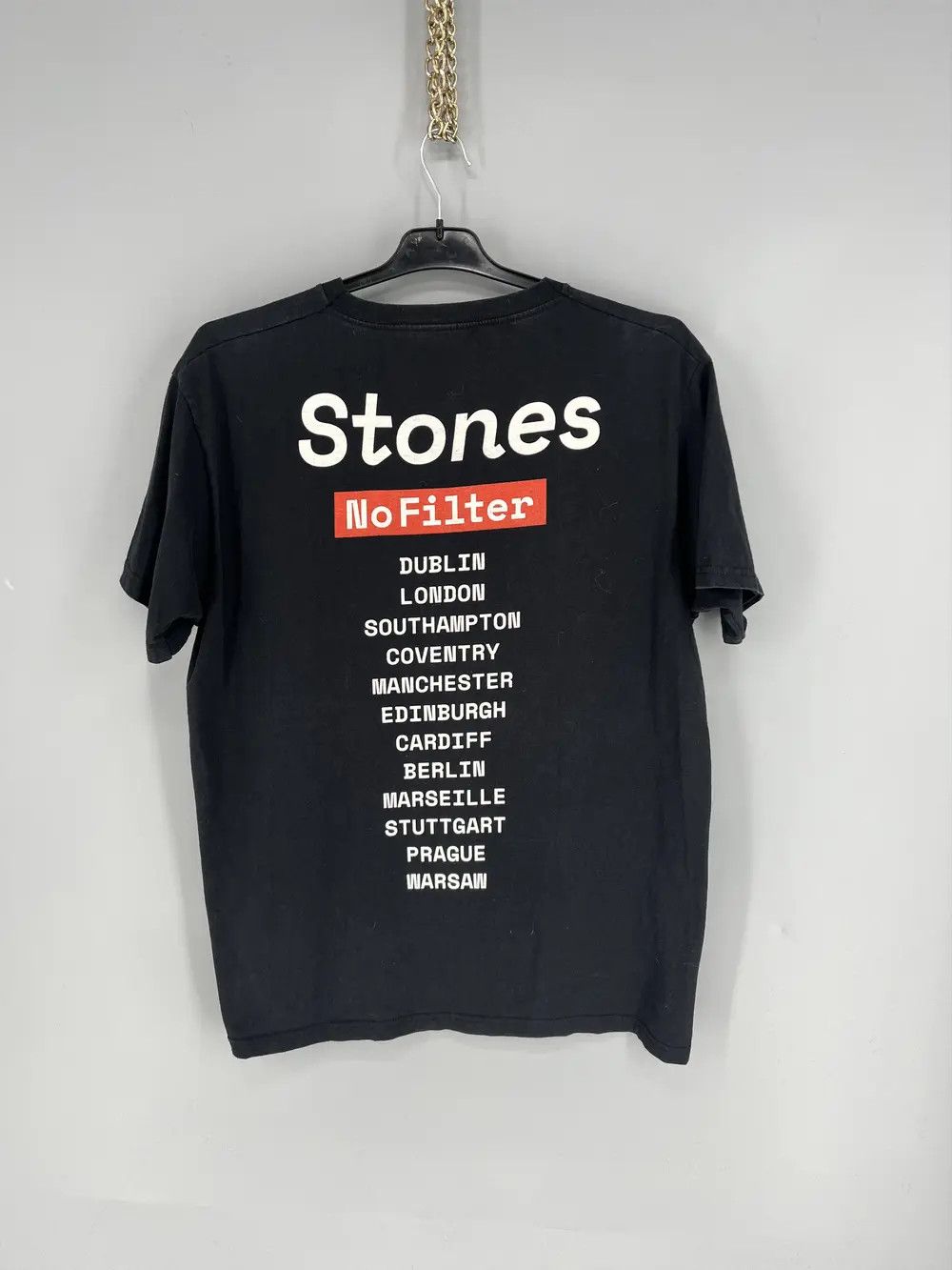 Band Tees Vintage Y2K The Rolling Stones Tee Face Print Band Tour Rock Size US M / EU 48-50 / 2 - 8 Thumbnail