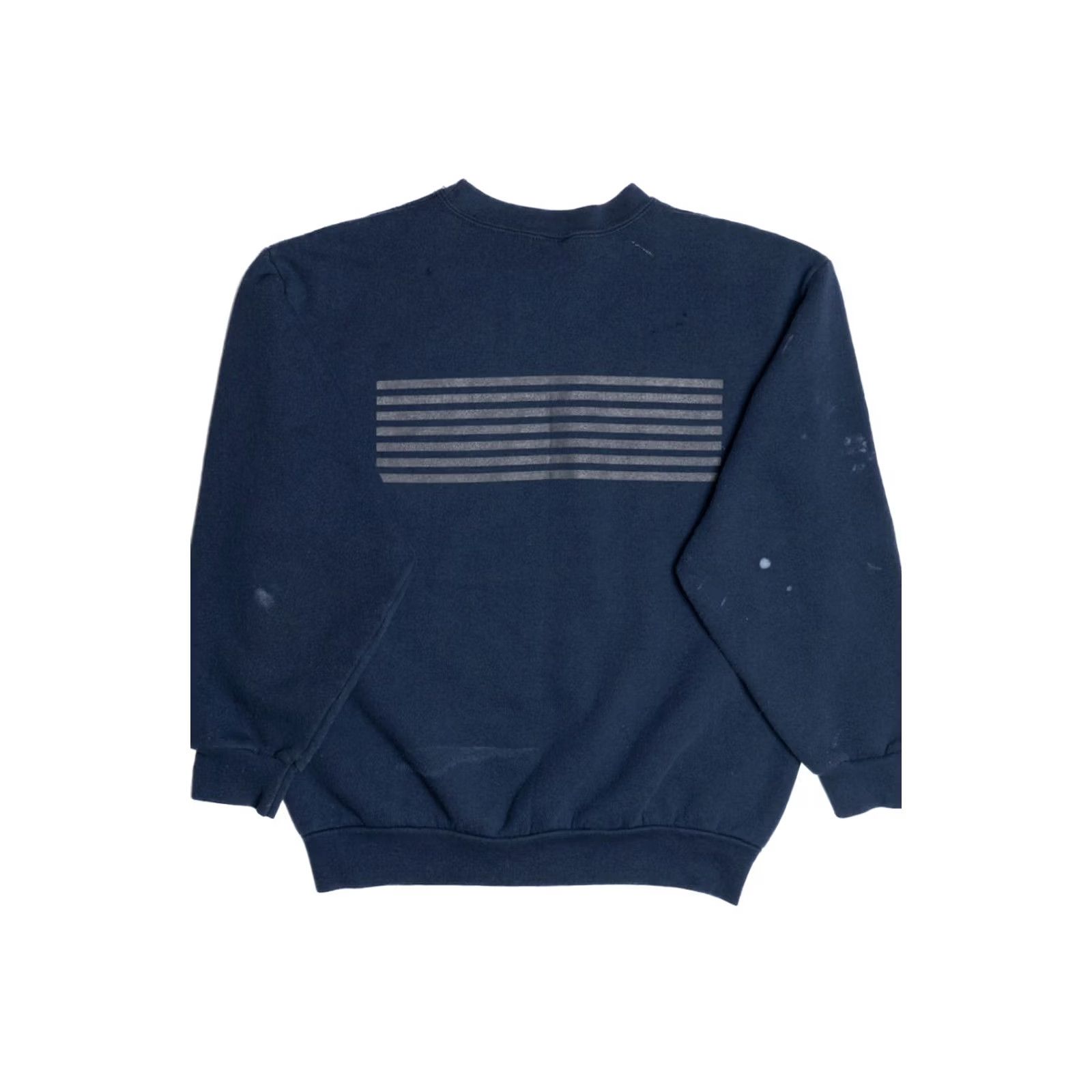 Vintage VINTAGE Campbellsville Apparel Coast Guard Sweatshirt X-Large Navy Blue Unisex Adults Pullover 2000s Size US XL / EU 56 / 4 - 2 Thumbnail