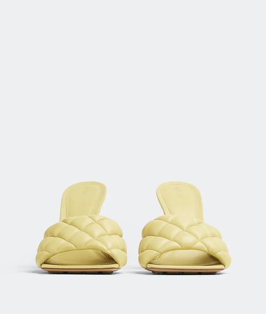 Bottega Veneta o1n1vont1224 Padded Mules in Lemonade Size US 4.5 / IT 34.5 - 2 Thumbnail