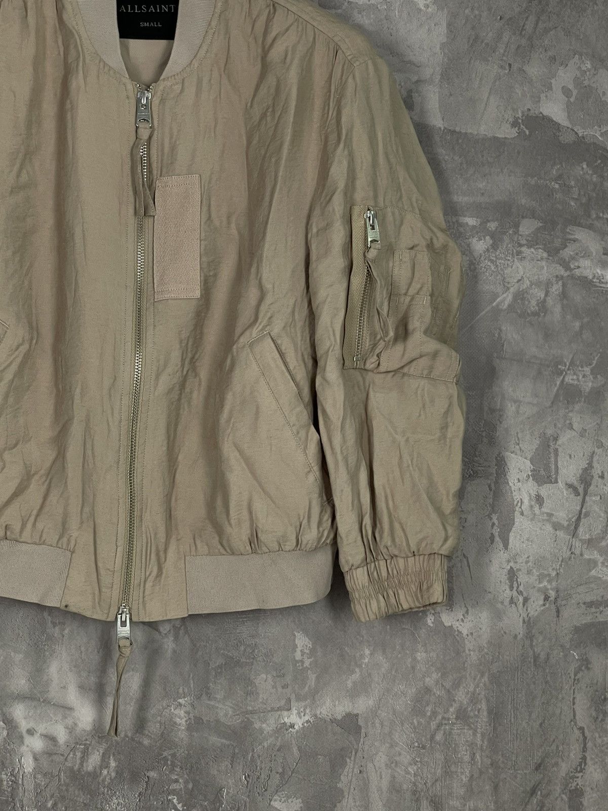 Allsaints All Saints Baggy Bomber jacket Avant Garde Jacket Size S / US 4 / IT 40 - 6 Thumbnail