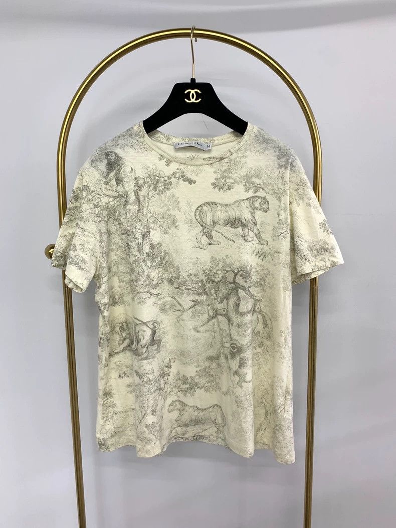 Dior Zoo printed short-sleeved T-shirt