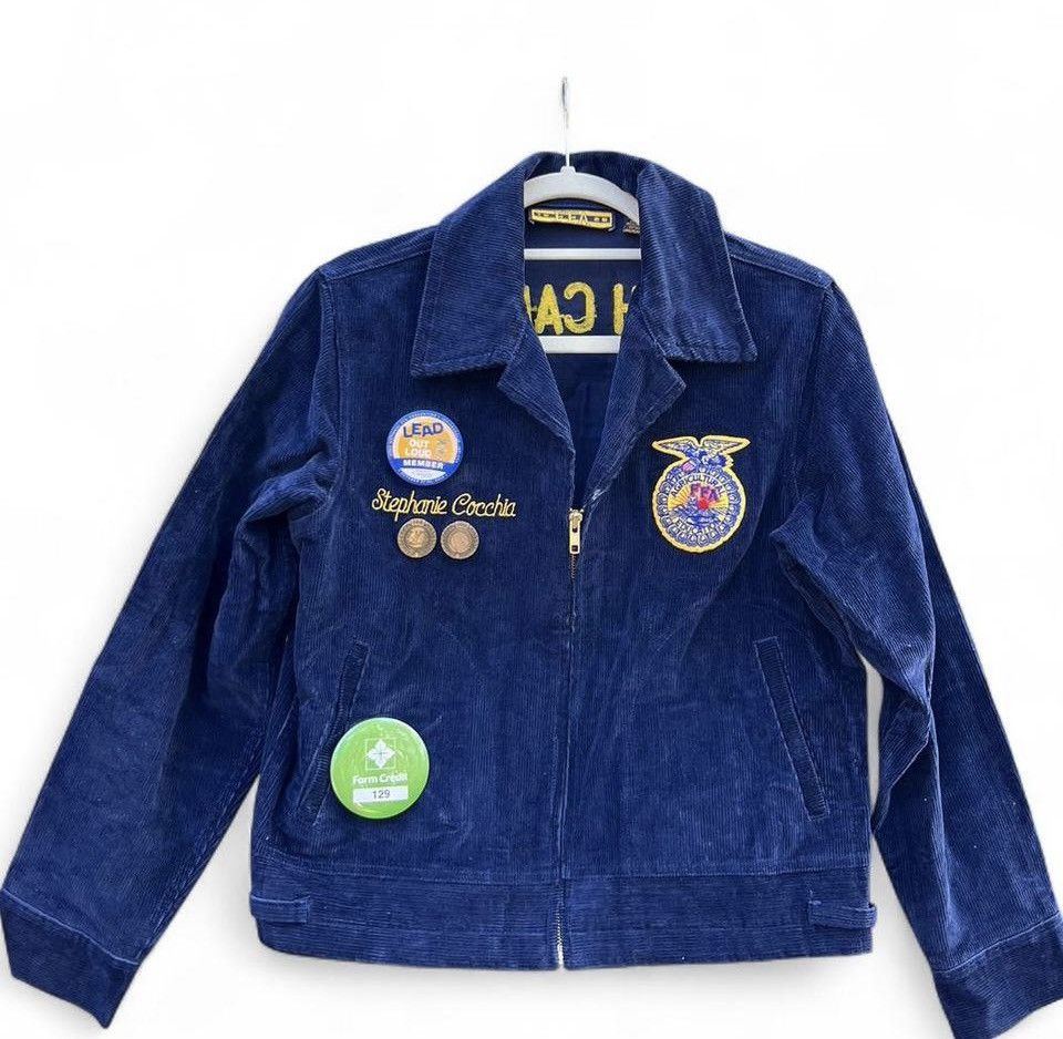 Streetwear × Vintage GK166 VINTAGE FFA CORDUROY JACKET HAWAII