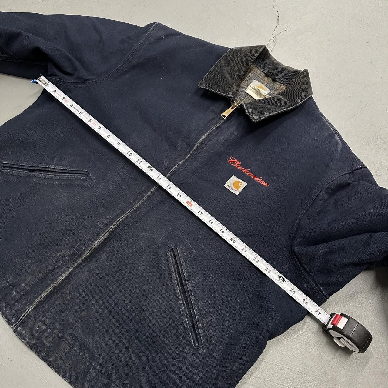 Carhartt Vintage Carhartt Detroit Blanket Lined Faded Blue XL Size US XL / EU 56 / 4 - 5 Thumbnail