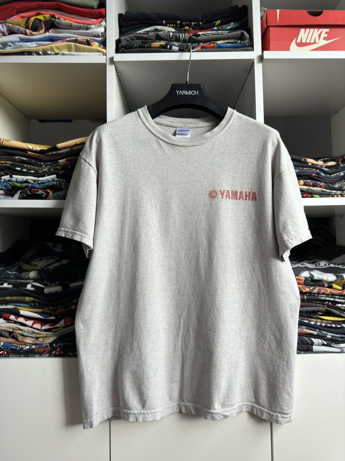 Vintage Vintage 90s Yamaha Day Moto Racing Tee T Shirtt Size US L / EU 52-54 / 3 - 3 Thumbnail