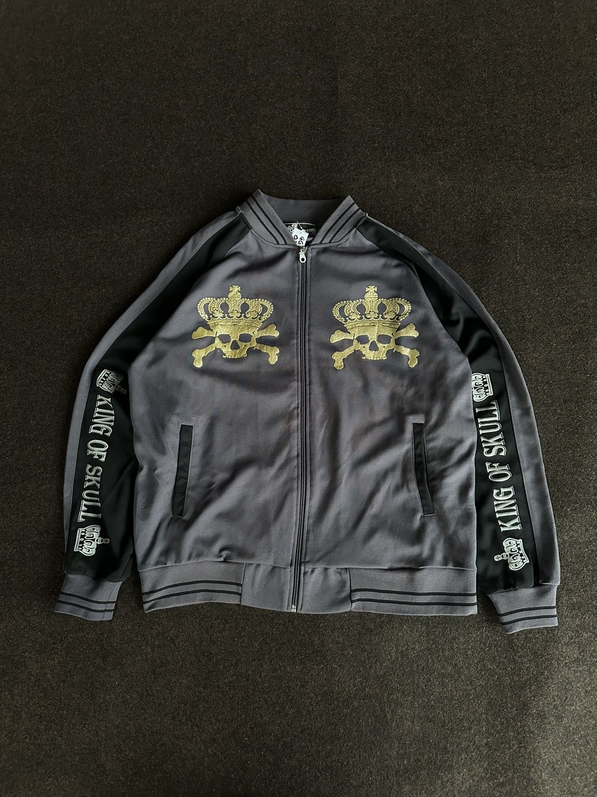 Yasuyuki Ishii King Of Skulls Big Logo Zipper Track Jacket Z91 Size US L / EU 52-54 / 3 - 2 Thumbnail