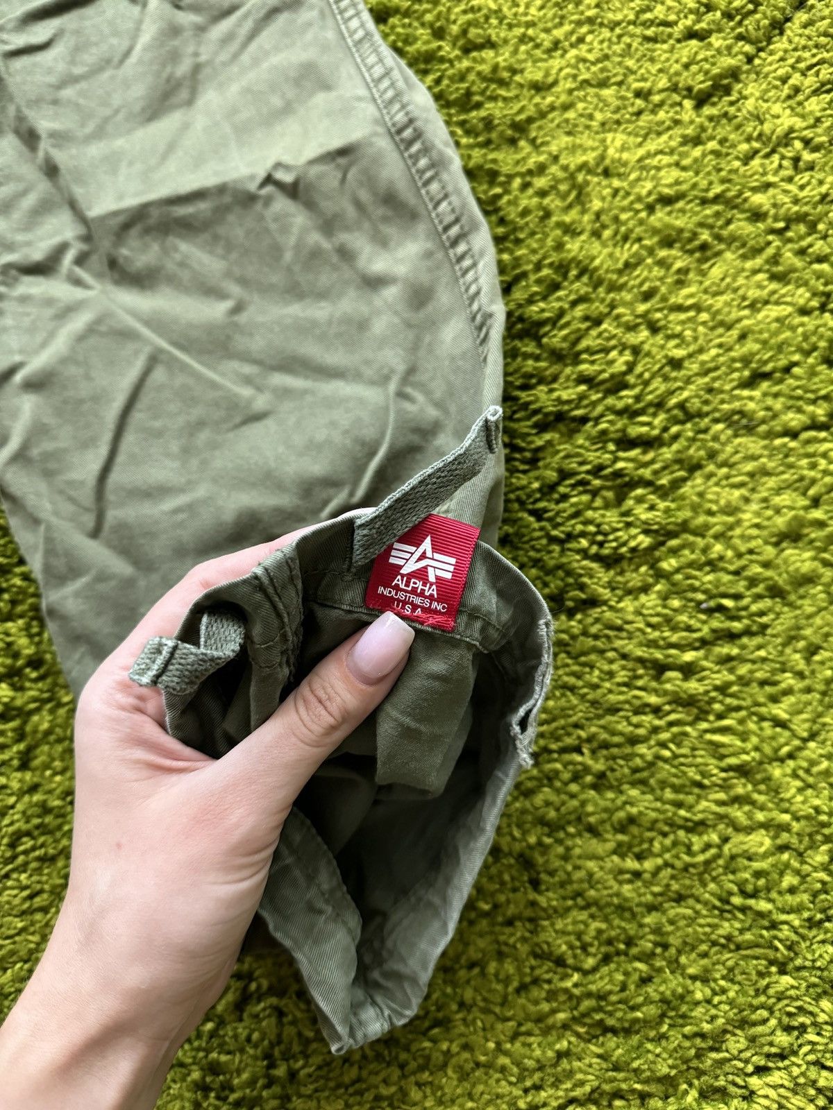 Alpha Industries × Vintage Alpha Industries 2000s vintage military army cargo pants Size US 32 / EU 48 - 4 Thumbnail