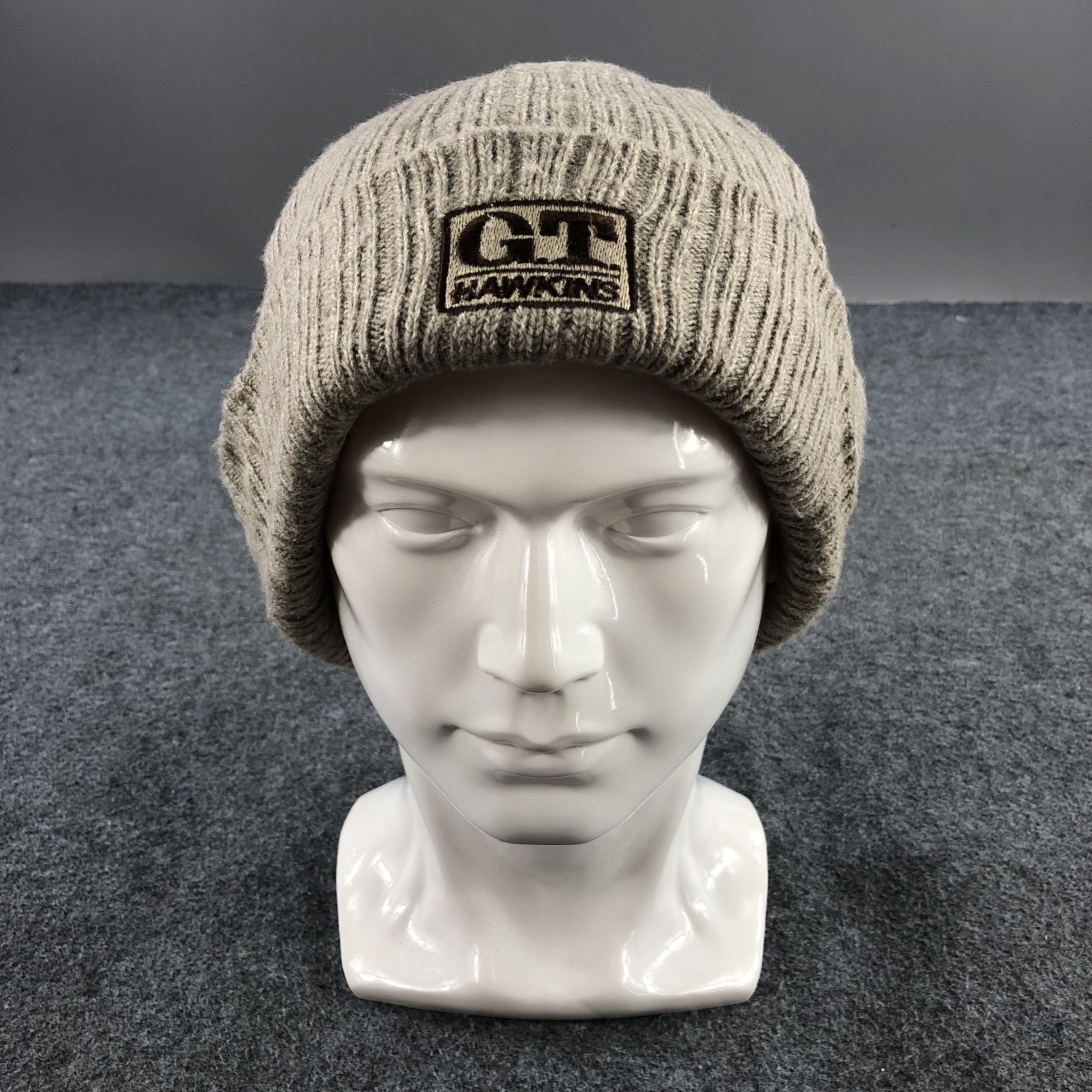 image of Vintage x Winter Session Gt Hawkins Fisherman Beanie Snowcap Snow Hat B191, Men's