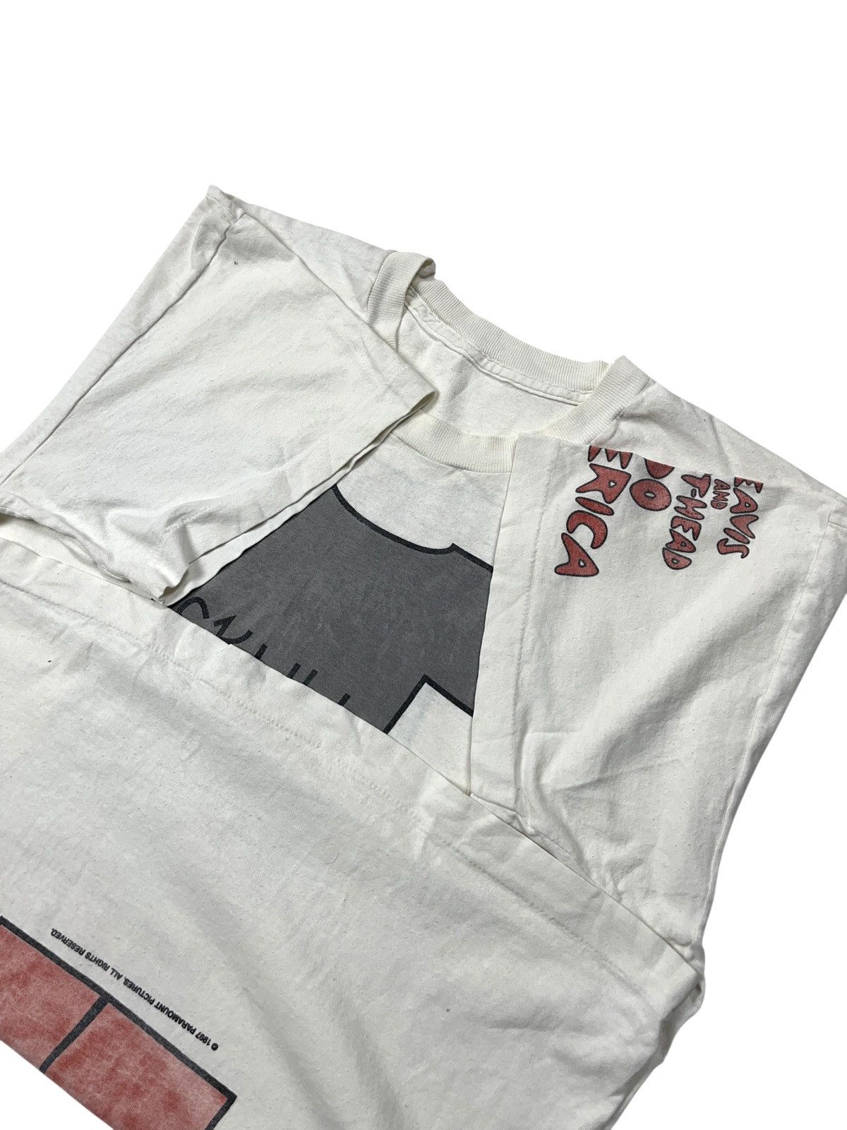 Mtv Vintage 1997 Beavis and Butt-Head Do America Tour Humor Tee Size US L / EU 52-54 / 3 - 7 Thumbnail
